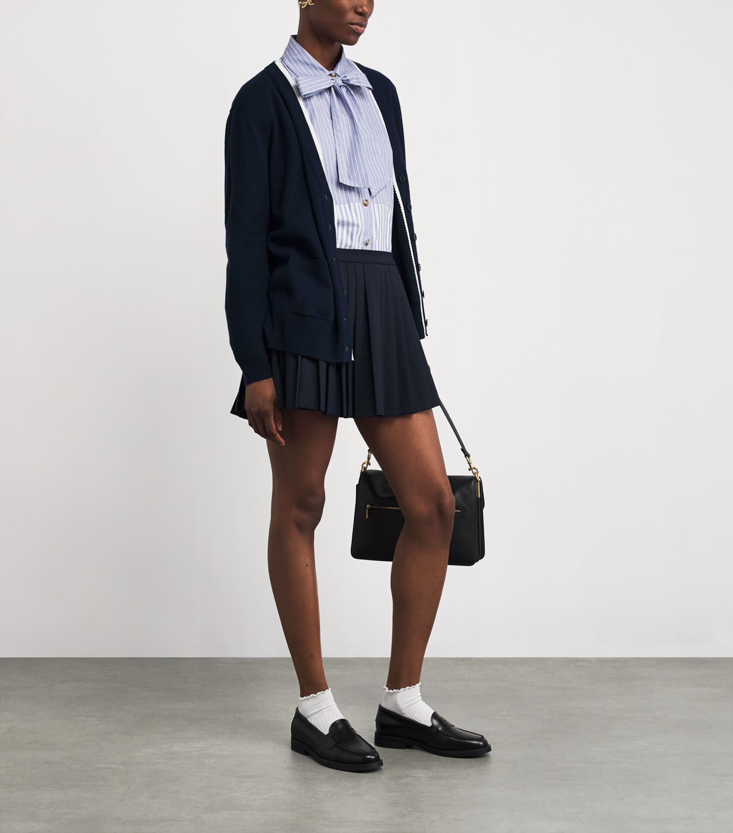 Wool-Cashmere Cardigan NAVY BLUE Image 2