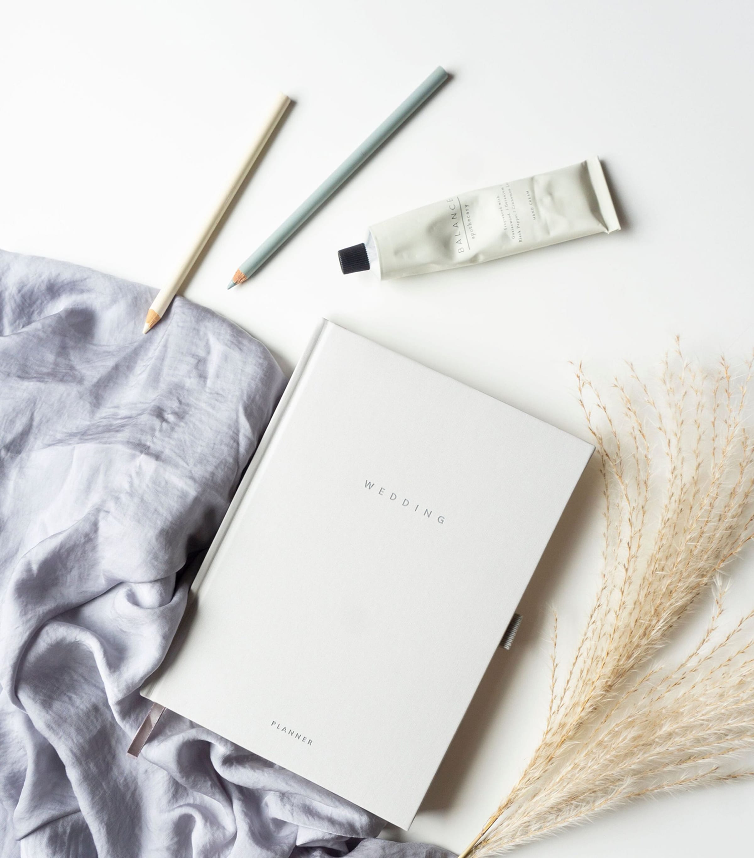 Faux Leather Wedding Planner GREY Image 3