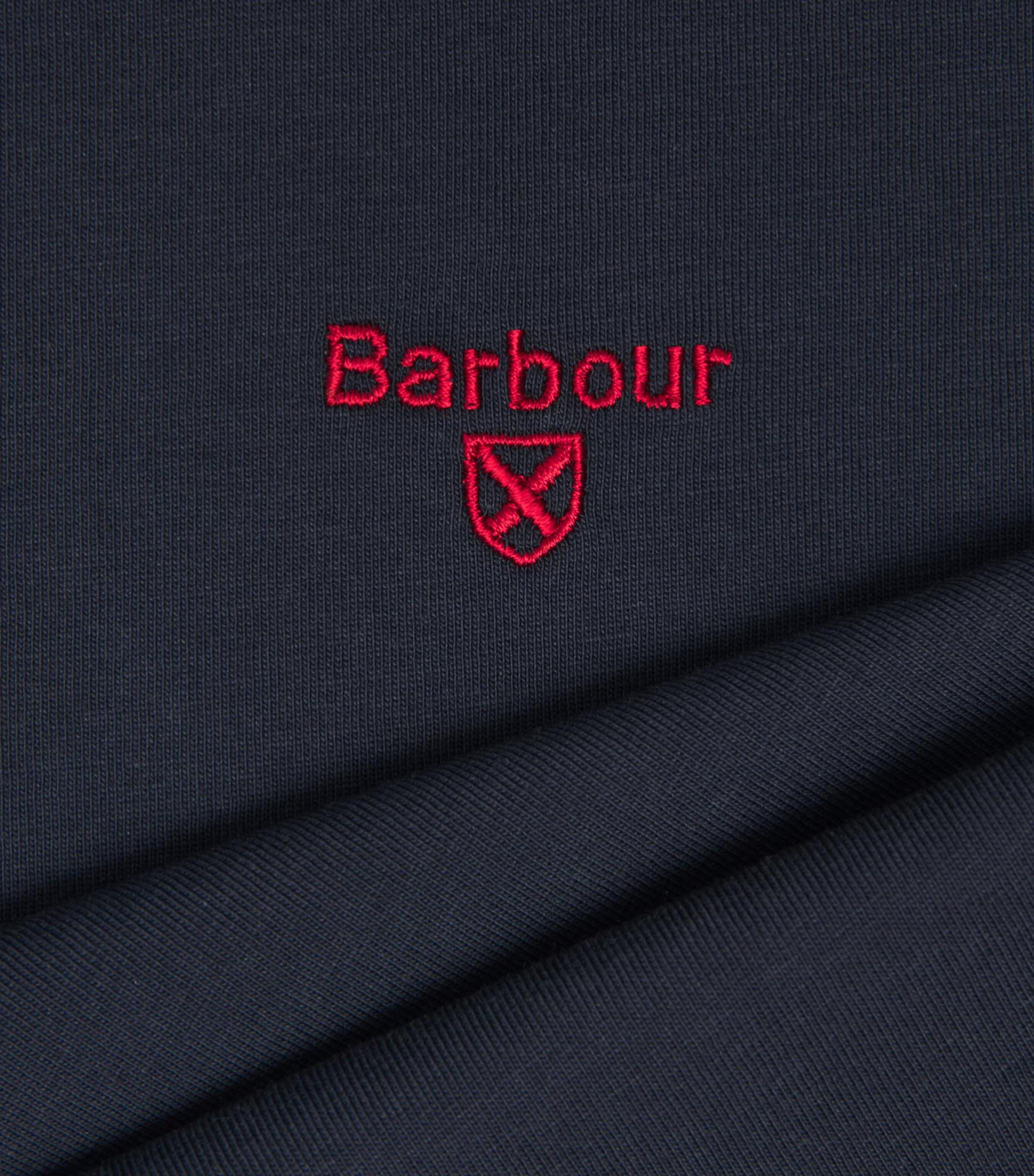 Barbour Mens Cotton Essential Sports T-Shirt Navy Image 6