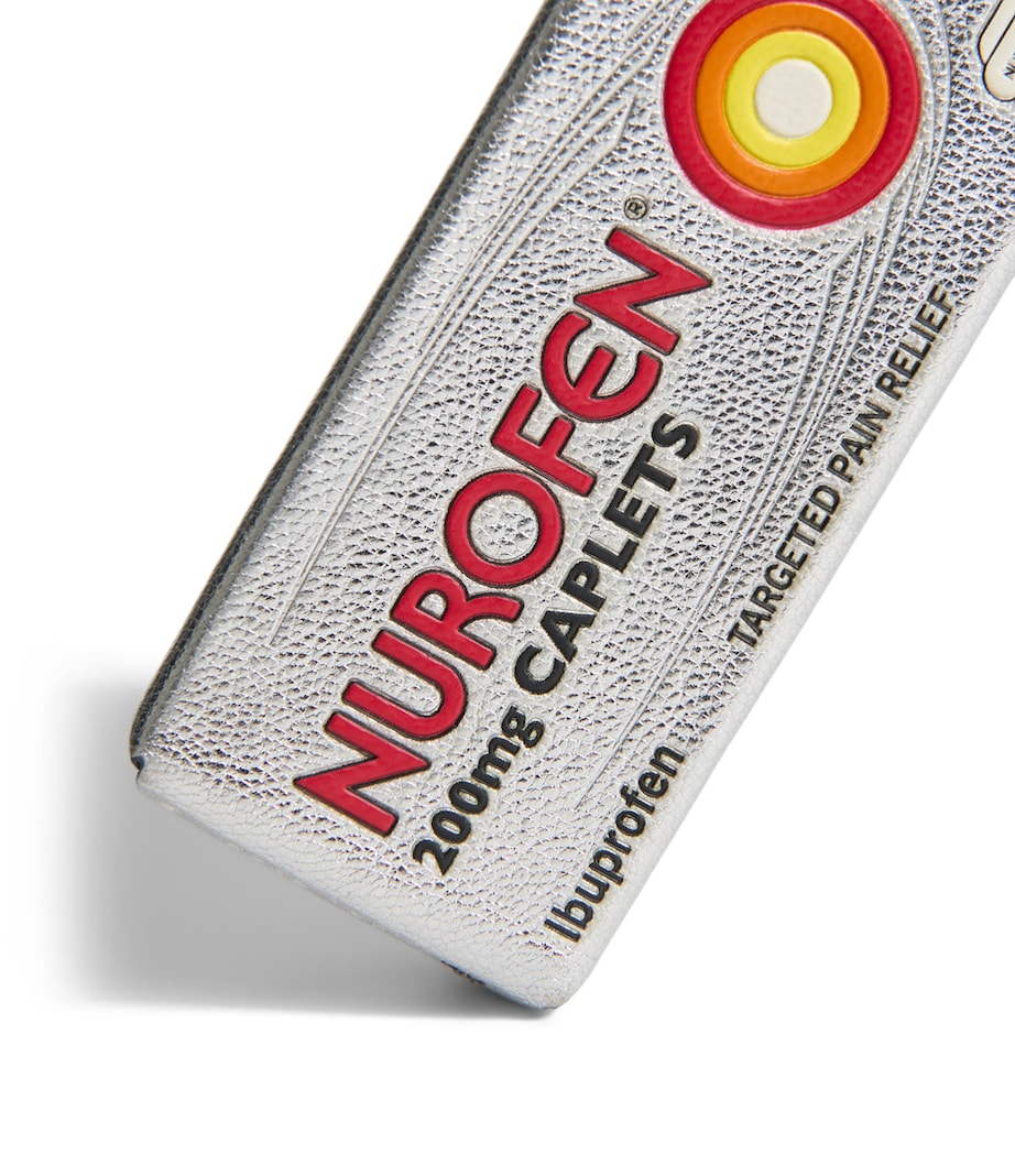 Leather Nurofen Charm SILVER Image 3