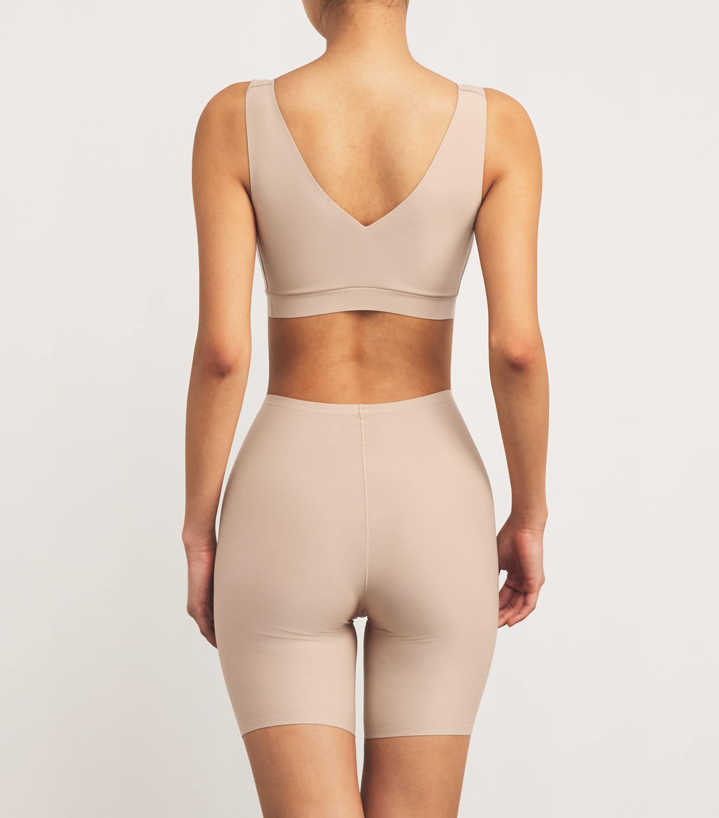 SoftStretch Mid-Thigh Shorts 0WU NUDE SAND Image 3