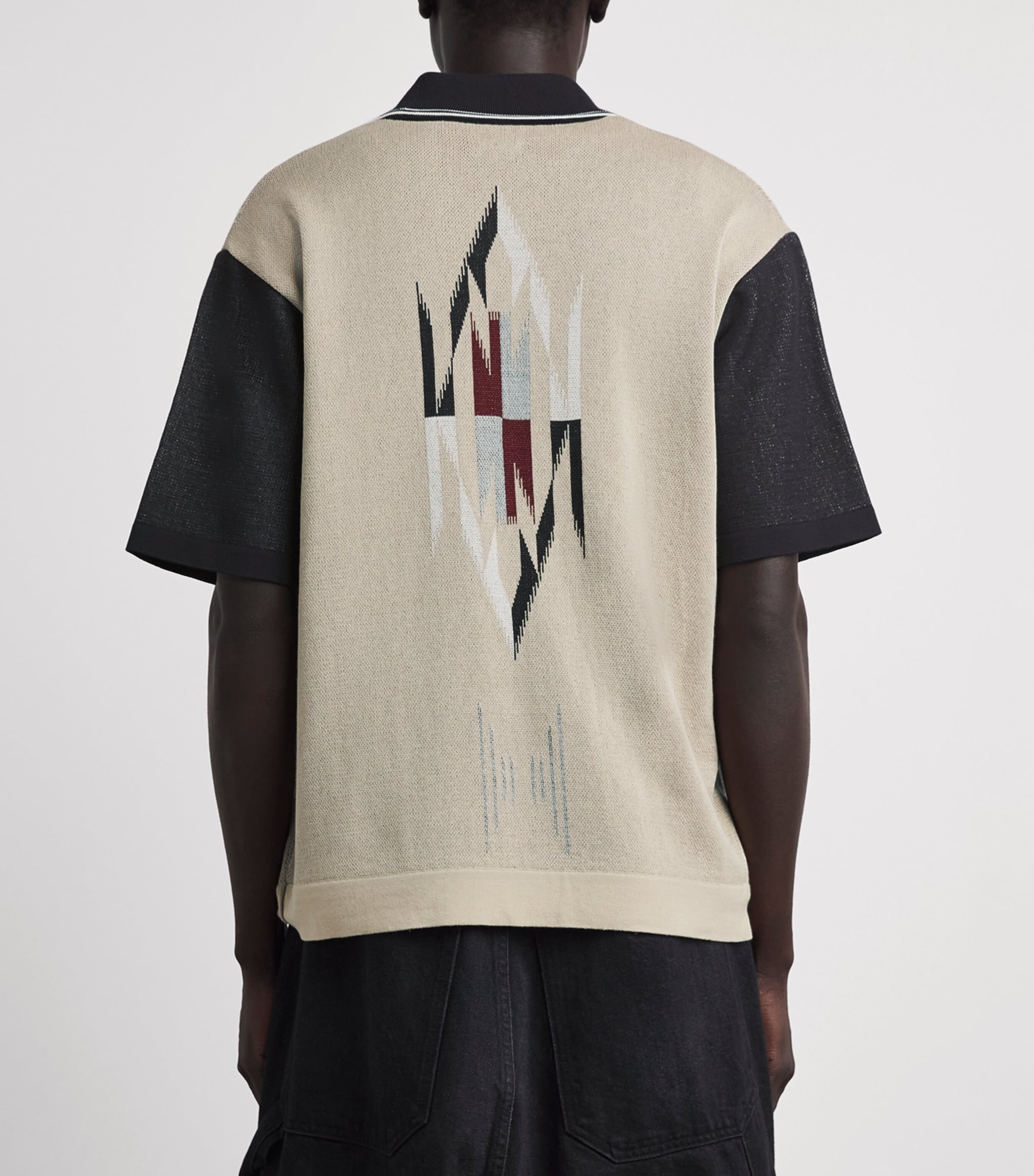 Kapital Mens Knitted Chimayo Shirt Beige Image 5