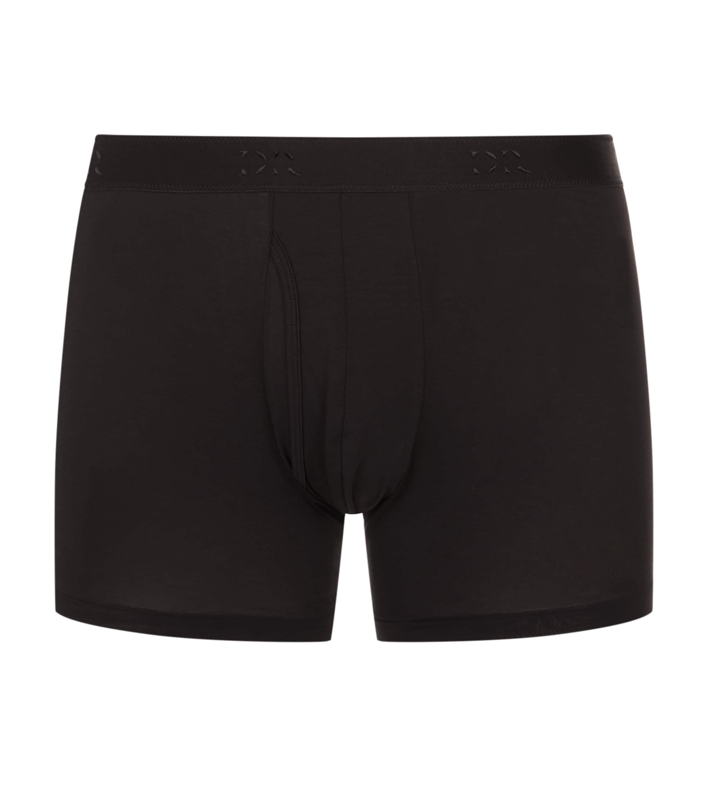 Derek Rose Jack Stretch-pima Cotton Boxer Briefs In Black