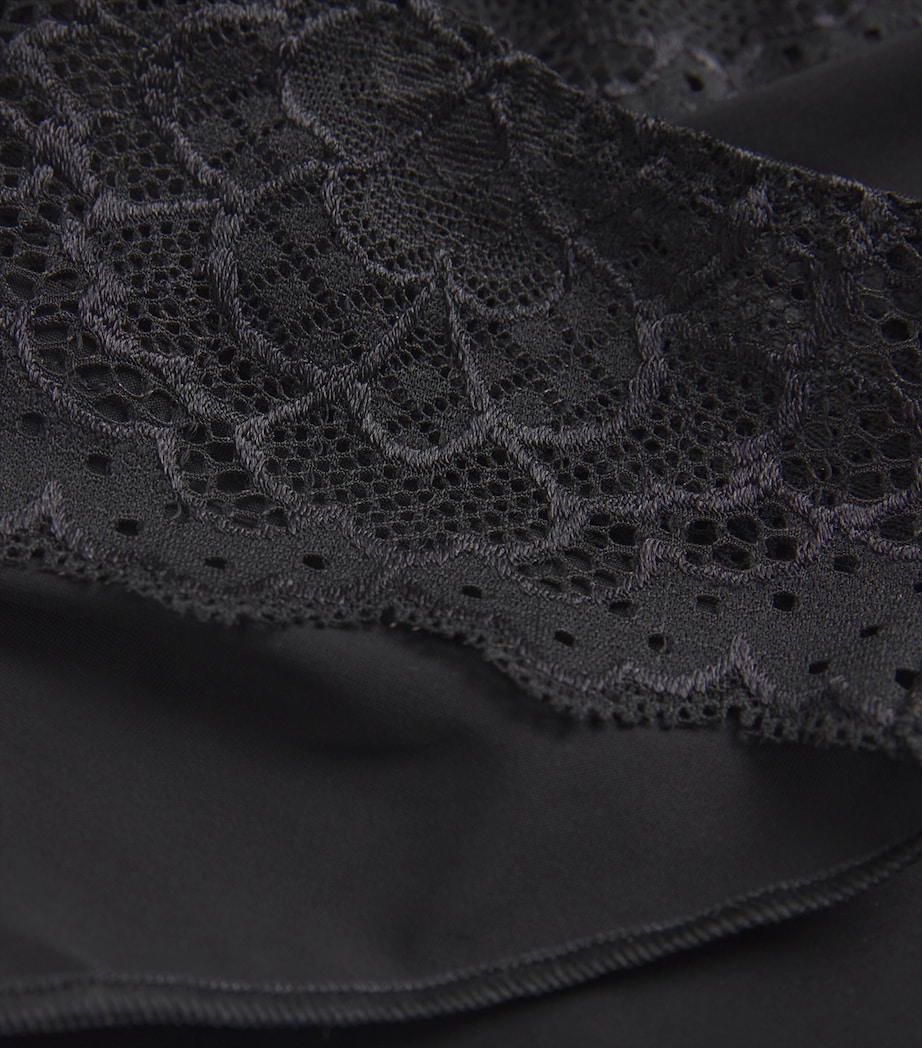 Simone Perele Womens Lace Caresse Briefs Noir Image 4