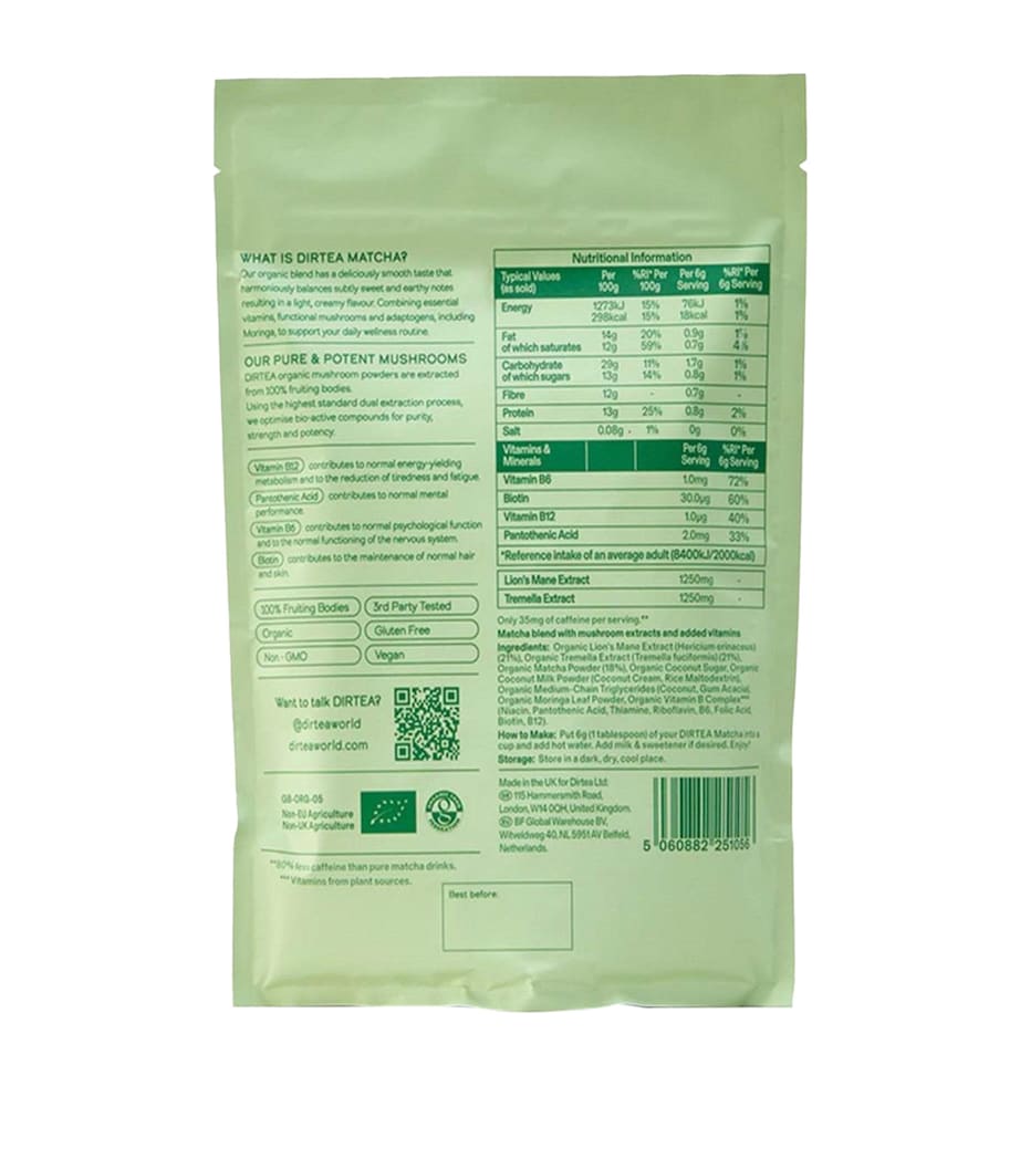 DIRTEA Matcha (180g) NO COLOUR Image 2