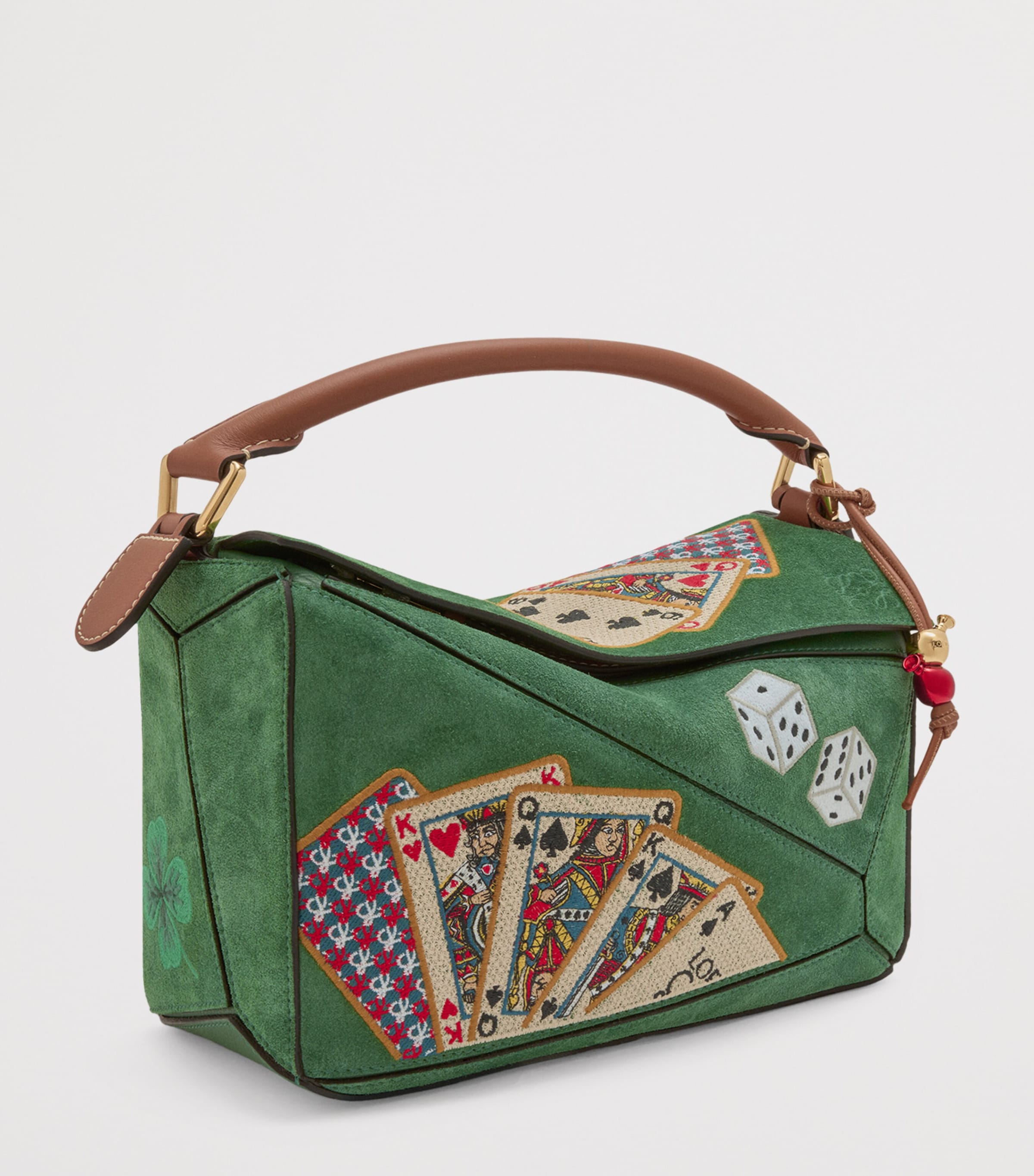 限定生産【LOEWE】Puzzle10 (08) SS18 Runway Green LOEWE Puzzle 10 Re-Edition SS18 Runway Top-Handle Bag