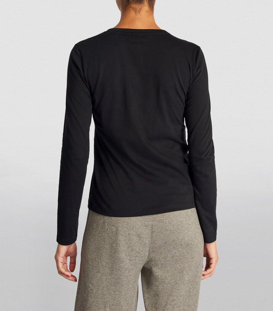 Falke Womens Long-Sleeved T-Shirt Black Image 4