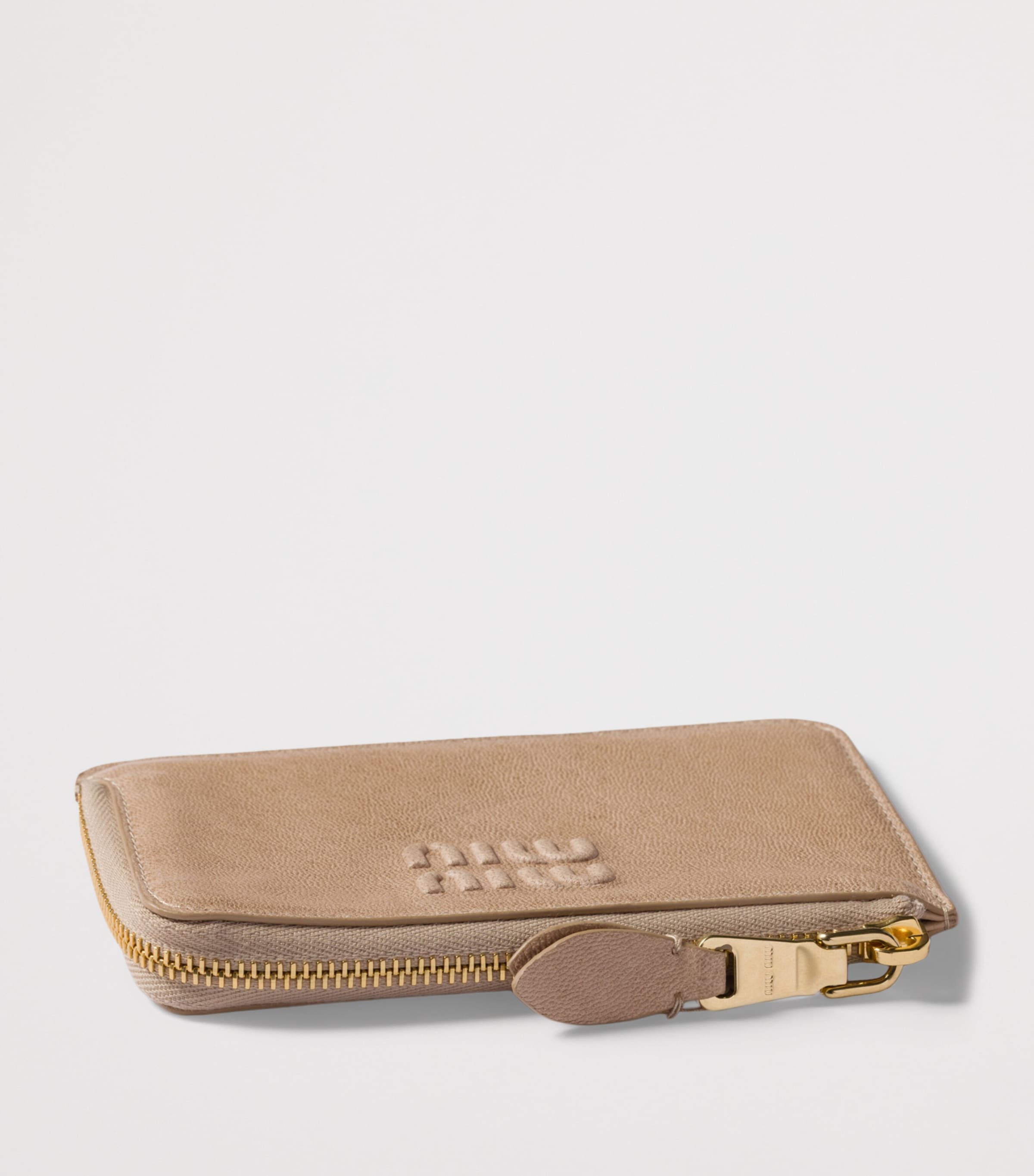 Miu Miu Nappa Leather Envelope Card Holder Image 4