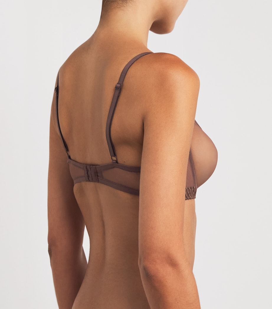 Sheer Emotion Underwired Half-Cup Bra SEPIA Image 3