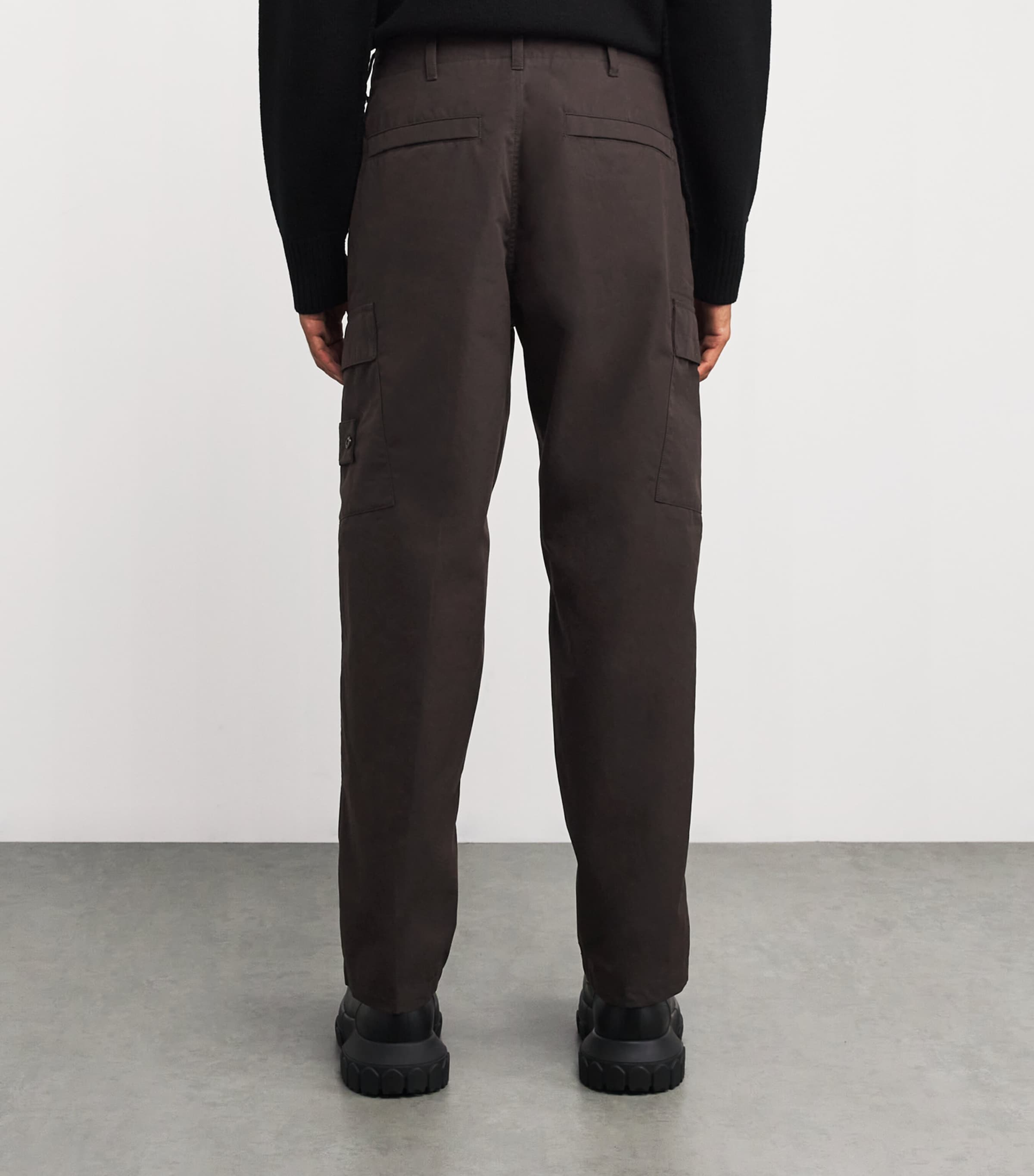 GHOST PIECE Cotton Cargo Trousers V0070 Image 4