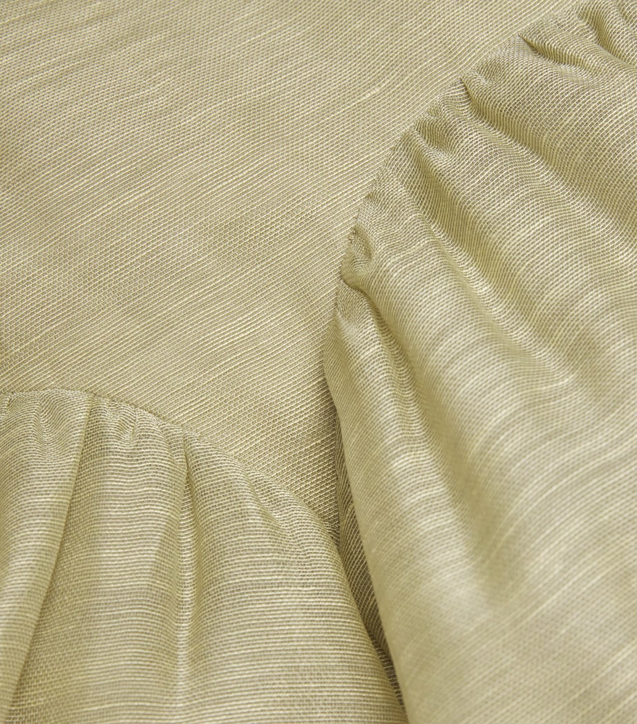 Linen-Silk Rebellion Mini Dress PPALM PALM Image 5