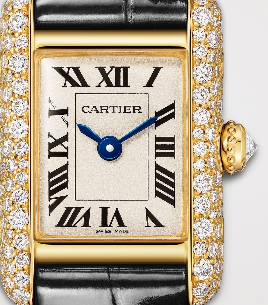 Cartier Yellow Gold and Diamond Tank Louis Watch 16.5mm Yellow Gold Image 8