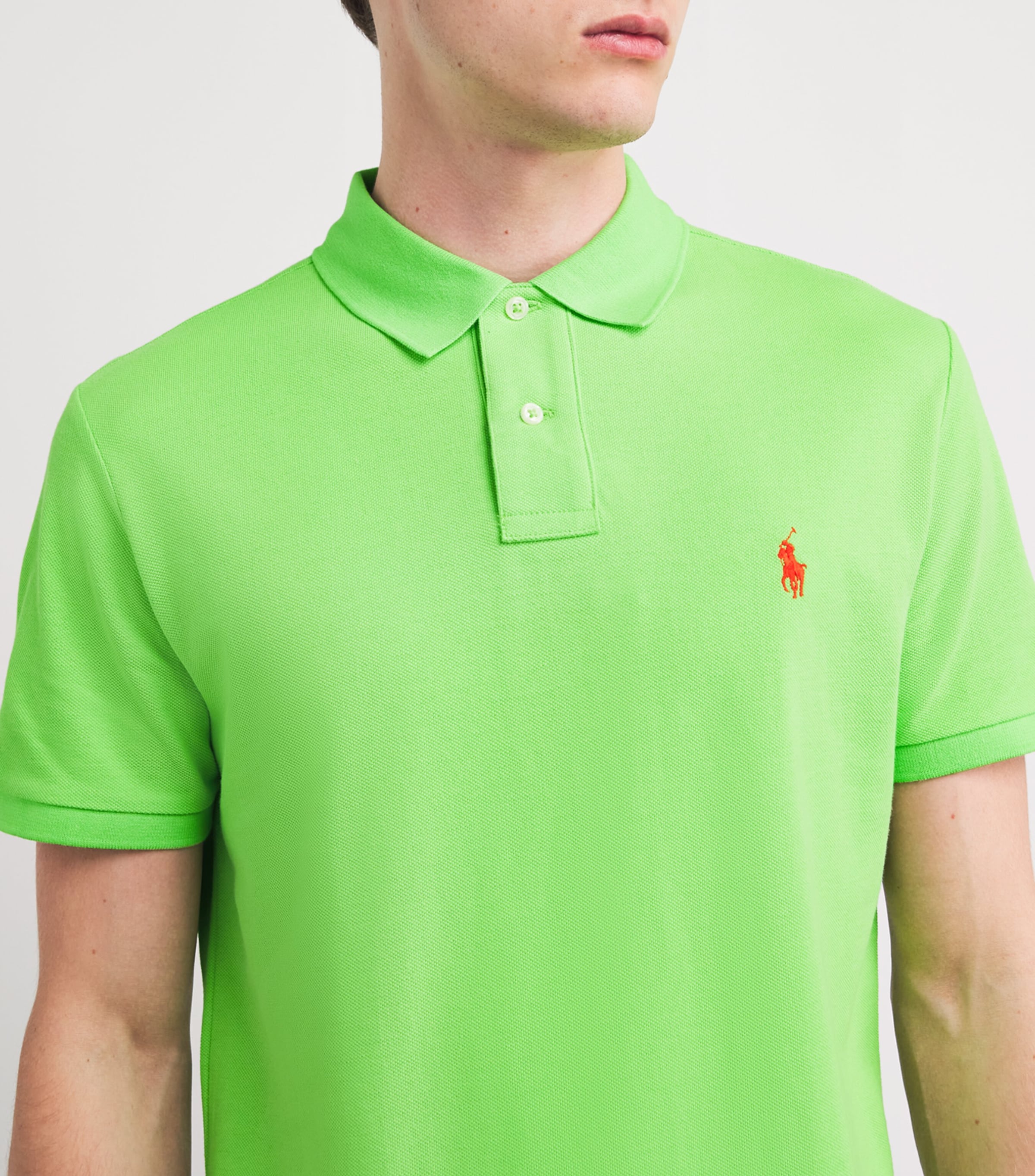 Polo Pony Polo Shirt GREEN Image 6