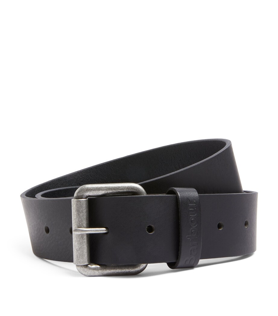 Leather Belt BLACK Image 2