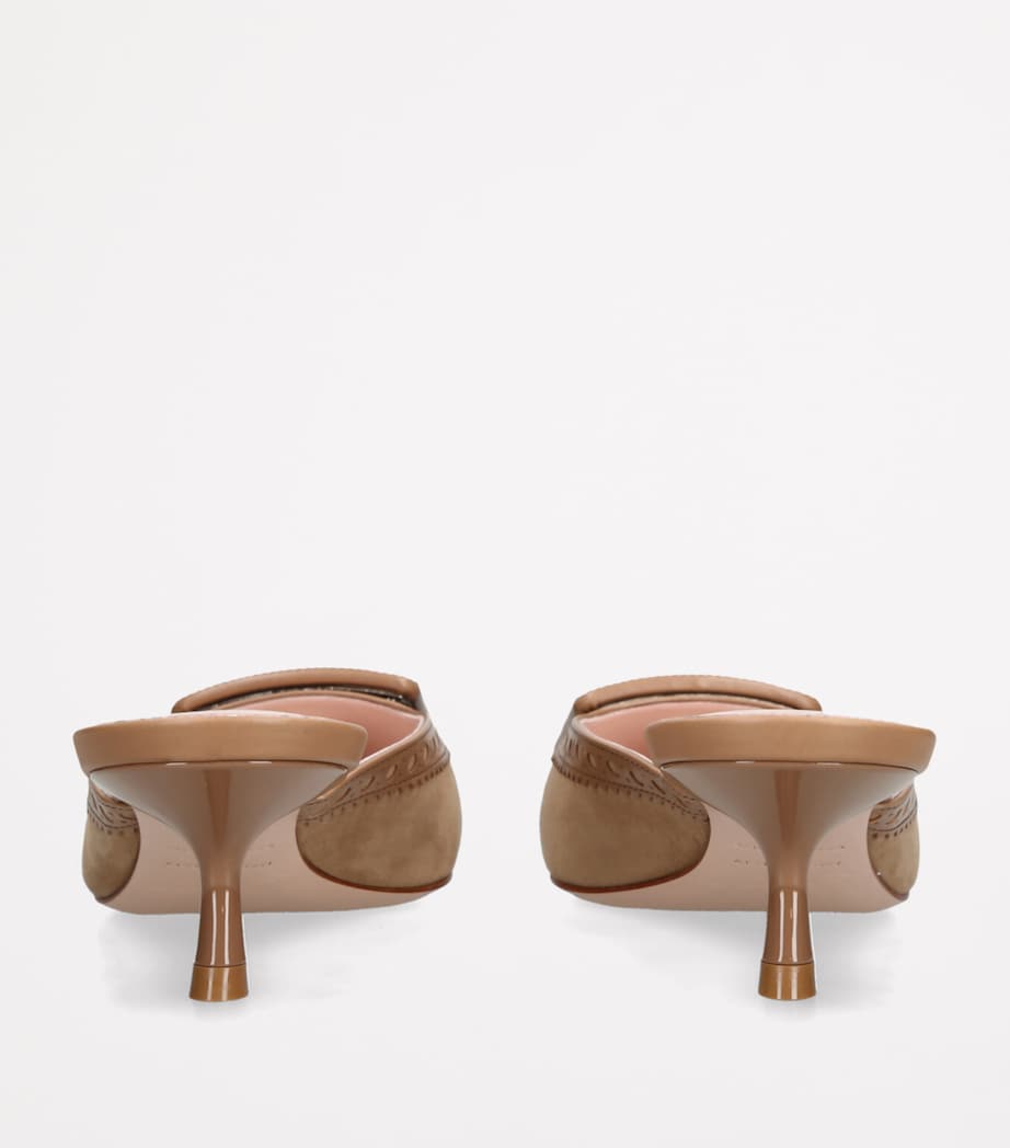 Leather Viv In The City Mules 45 TAN Image 2
