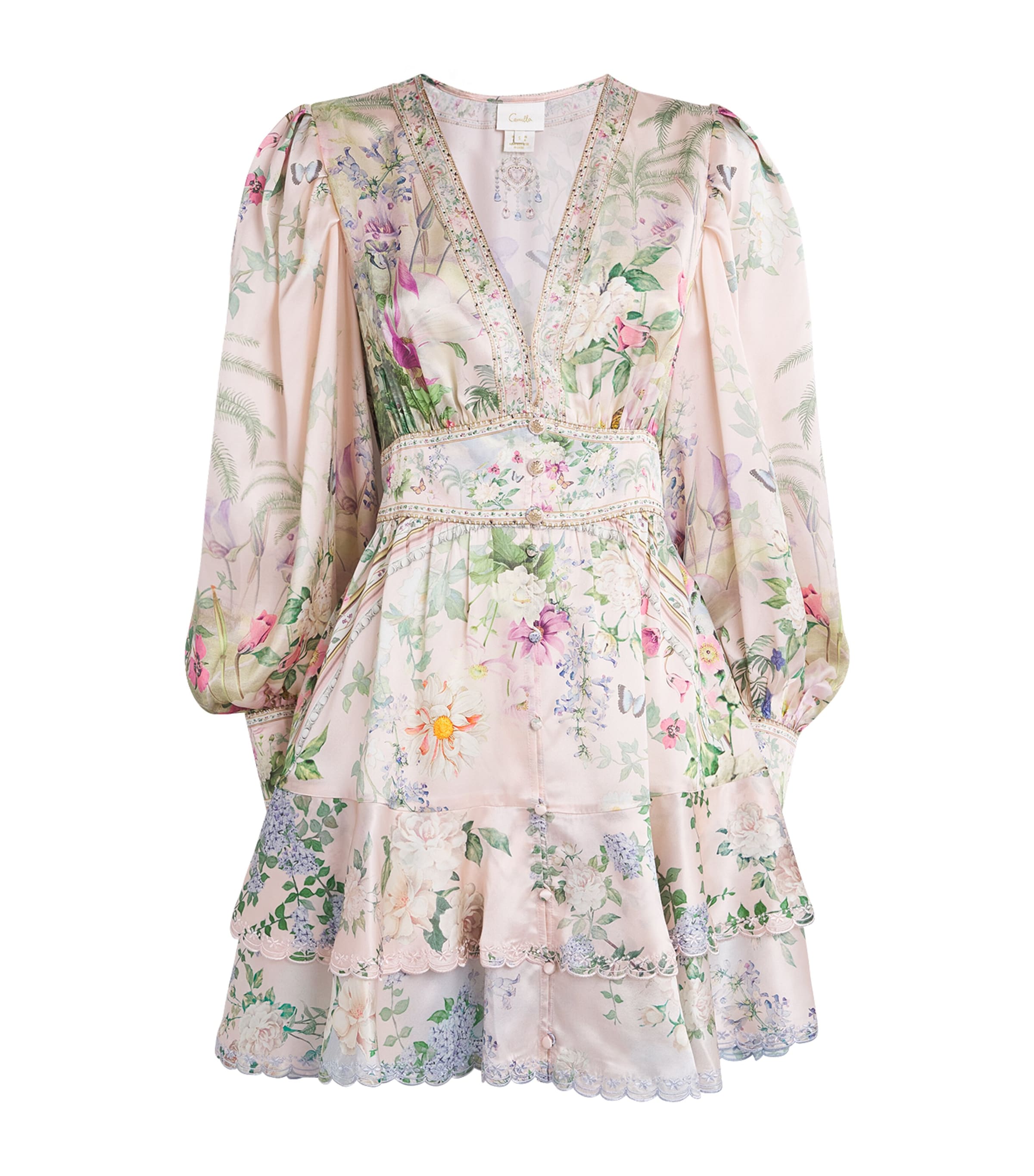 CAMILLA SILK PALACIO PLAYGROUND MINI DRESS