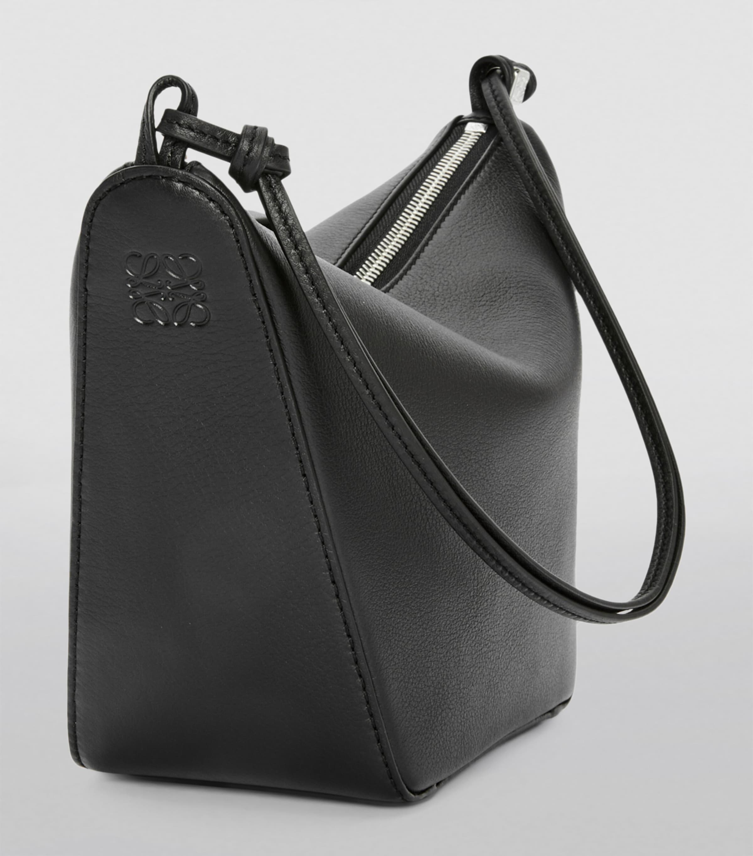 Calfskin Hammock Mini Bag BLACK Image 5