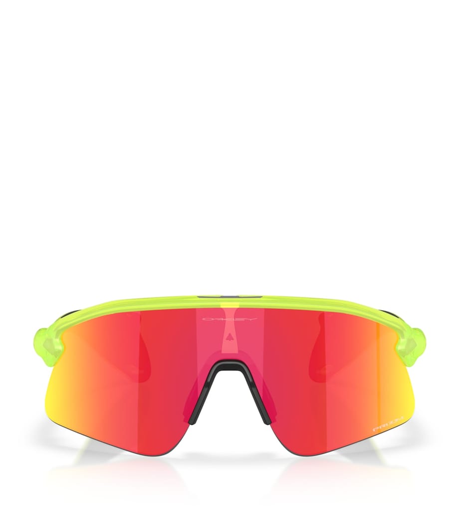 Oakley Stunt Devil Rectangle Sunglasses Green Image 1