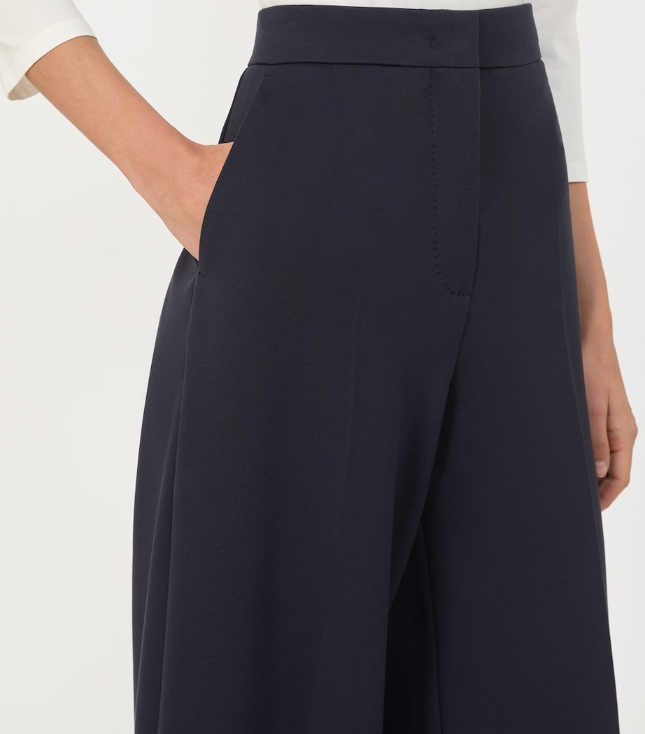 Jersey Wide-Leg Trousers ULTRAMARINE Image 6