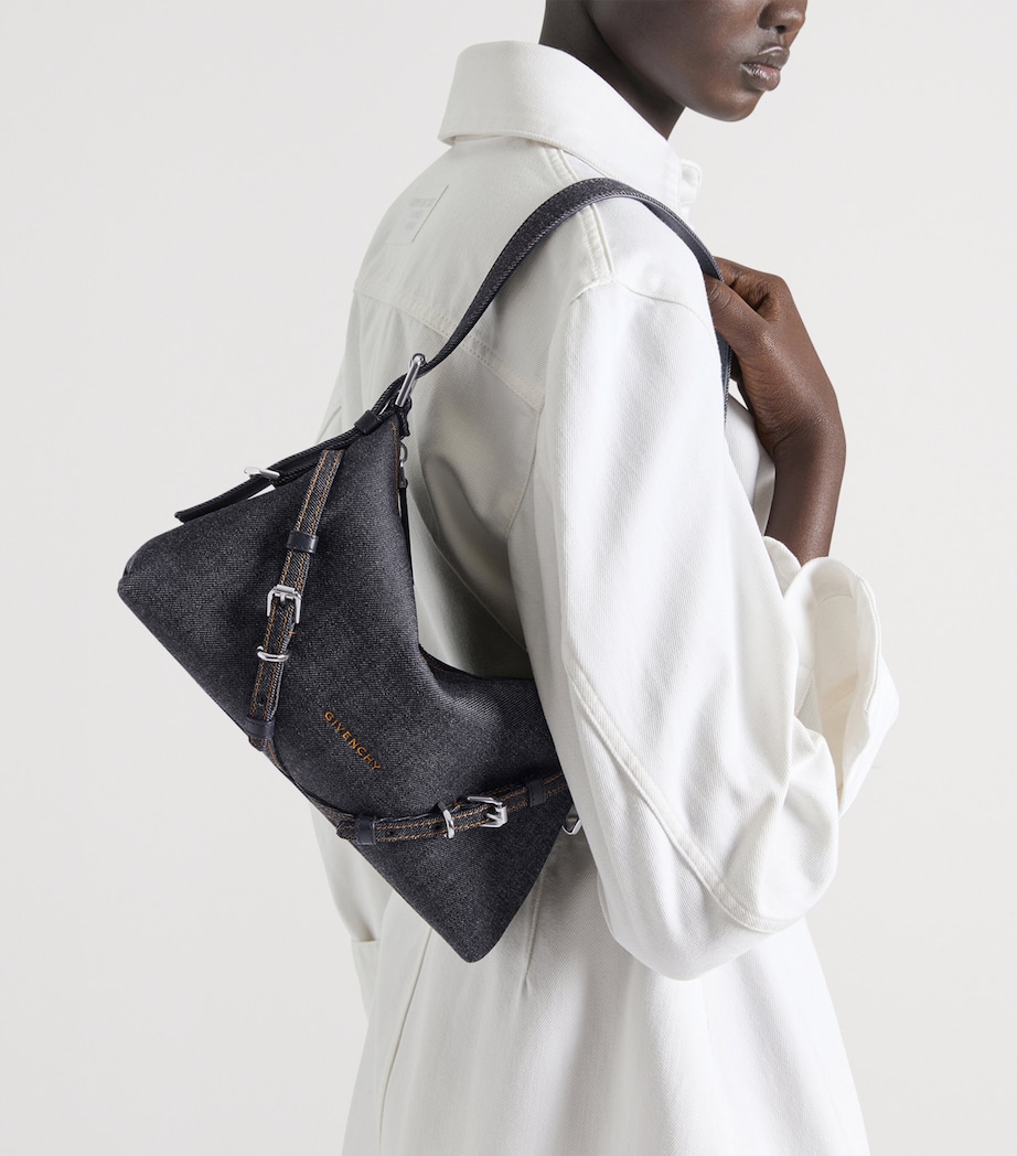 Mini Denim Voyou Shoulder Bag INDIGO BLUE Image 2