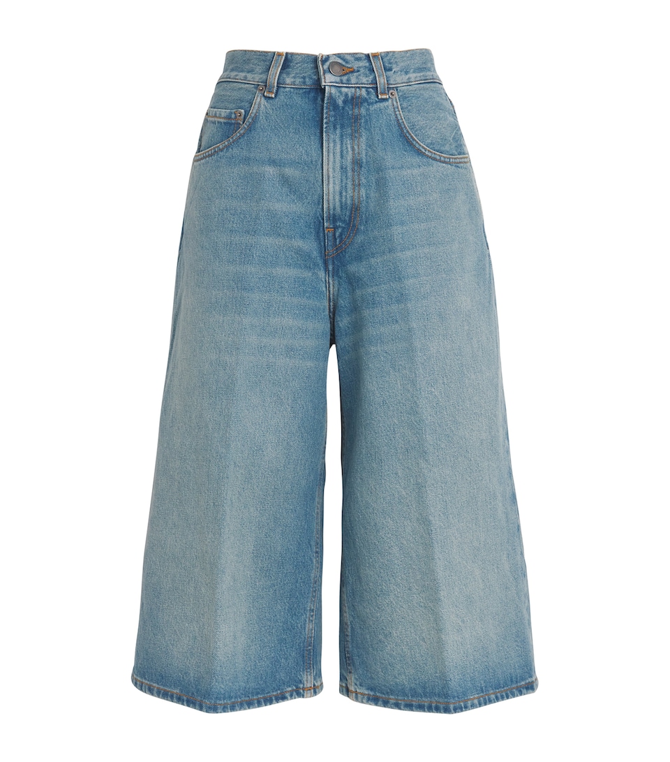 Denim Belle Long Shorts