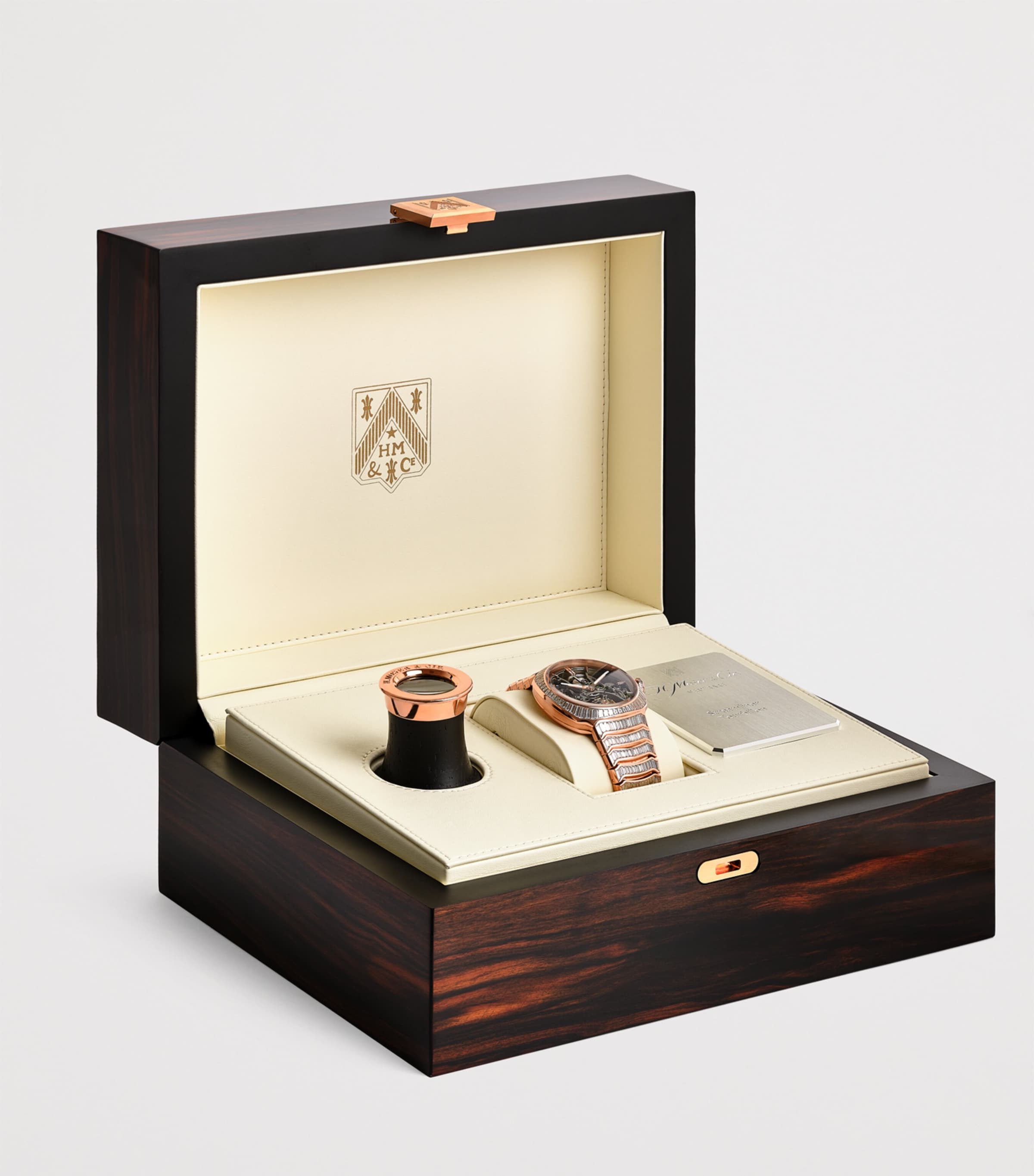 Rose Gold and Diamond Streamliner Tourbillon Skeleton Watch 40mm YELLOW GOLD Image 7