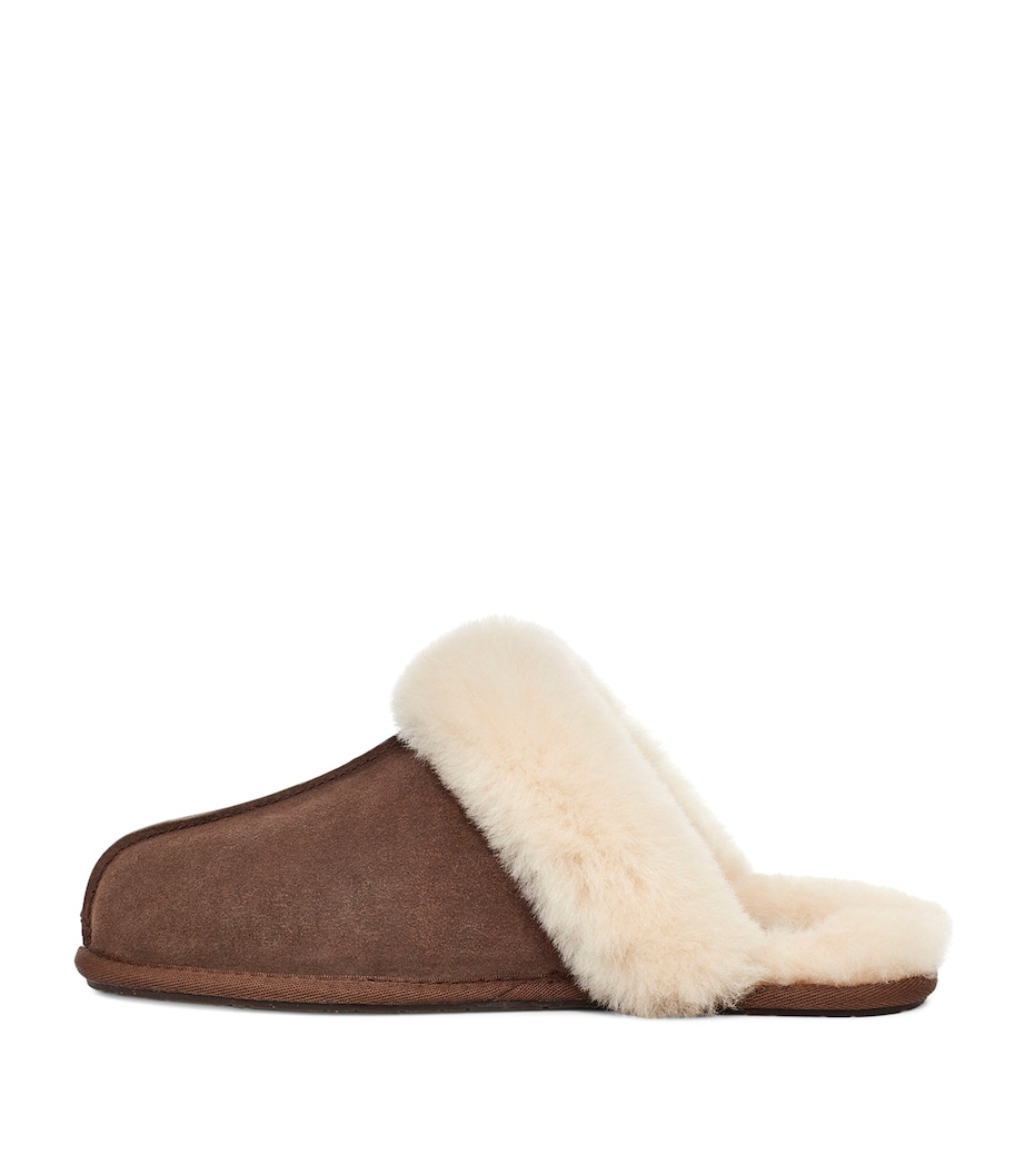 Suede Scuffette II Slippers DARK BROWN Image 3
