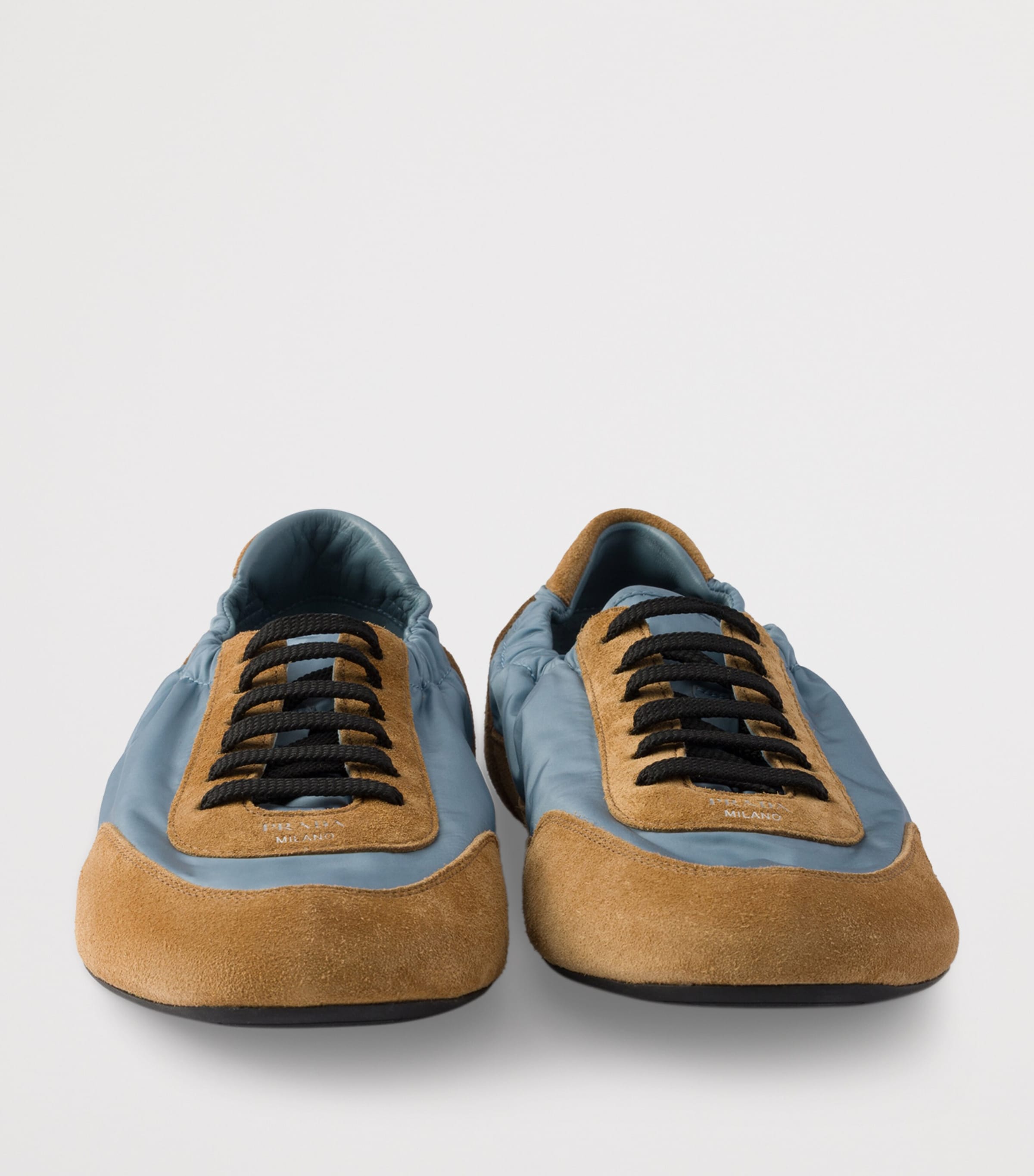 Suede and Re-Nylon Collapse Sneakers F0LX4 Image 5