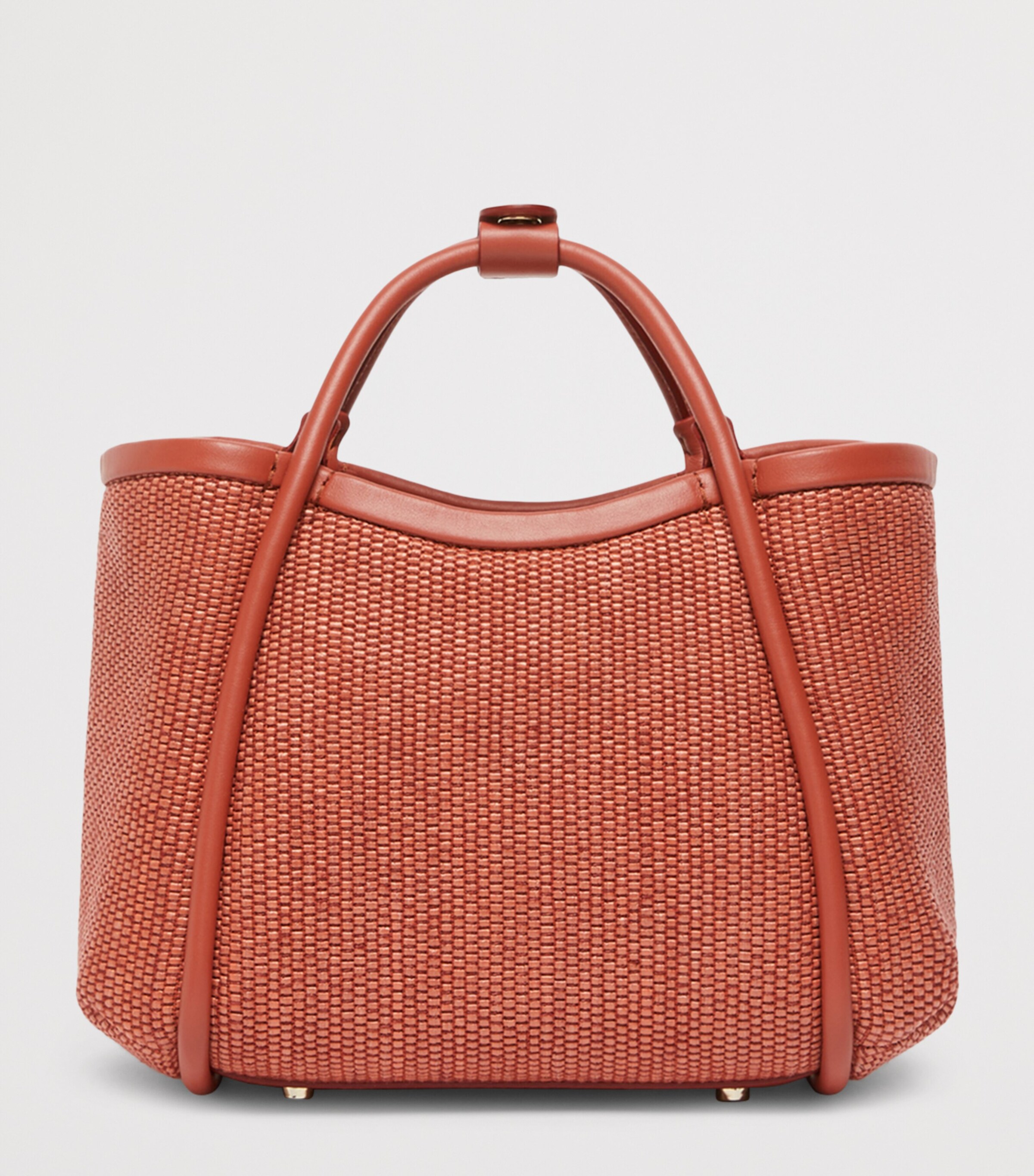 Max Mara Extra-Small Marine Top-Handle Bag Terra Cotta Image 3