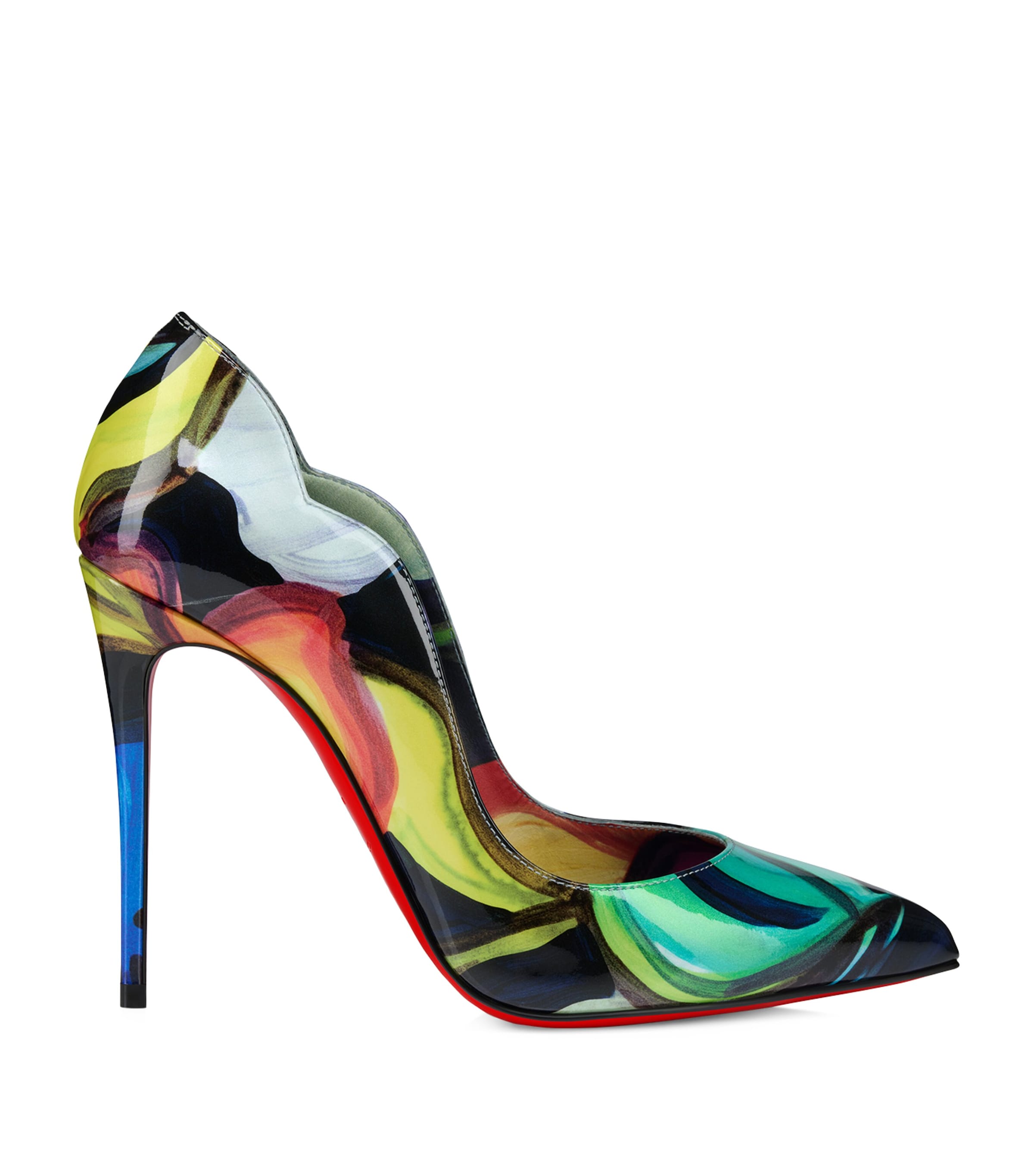 Christian Louboutin Hot Chick 100 Patent Leather Pumps