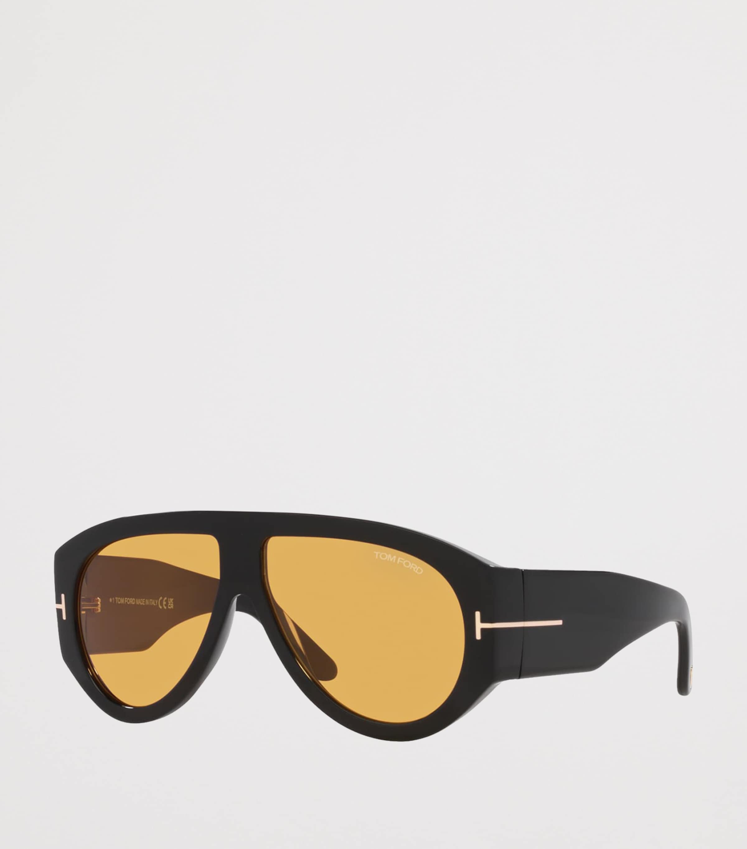 TOM FORD Acetate Bronson Aviator Sunglasses Image 2