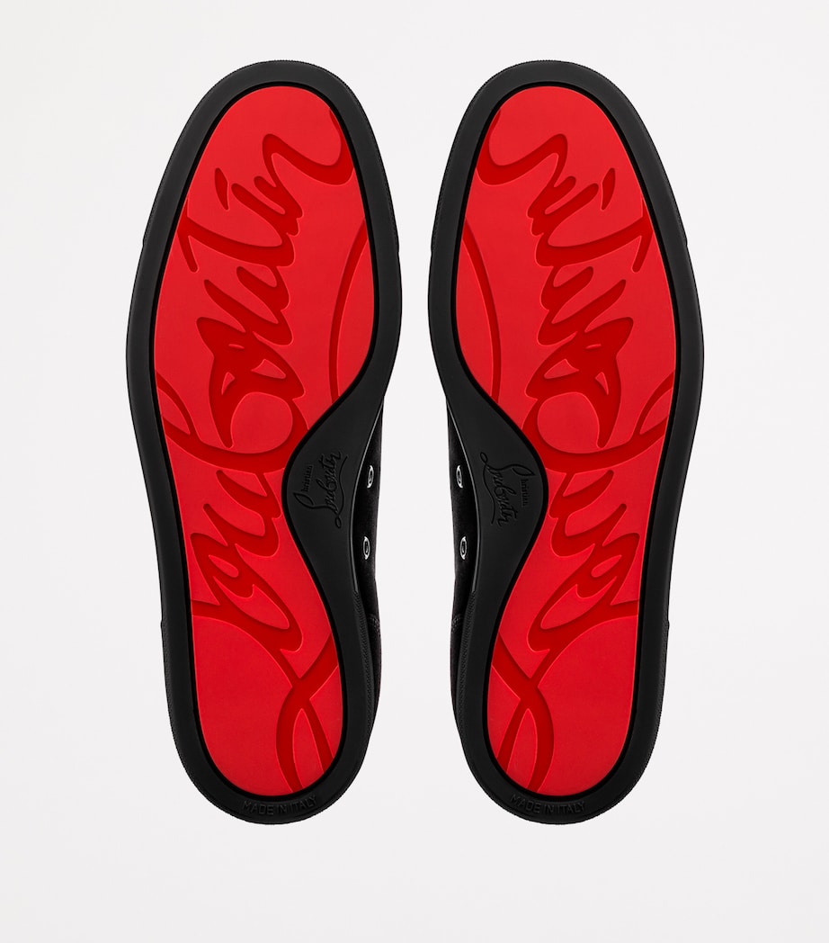 Louis Junior Spikes Leather Sneakers CM53 Image 4