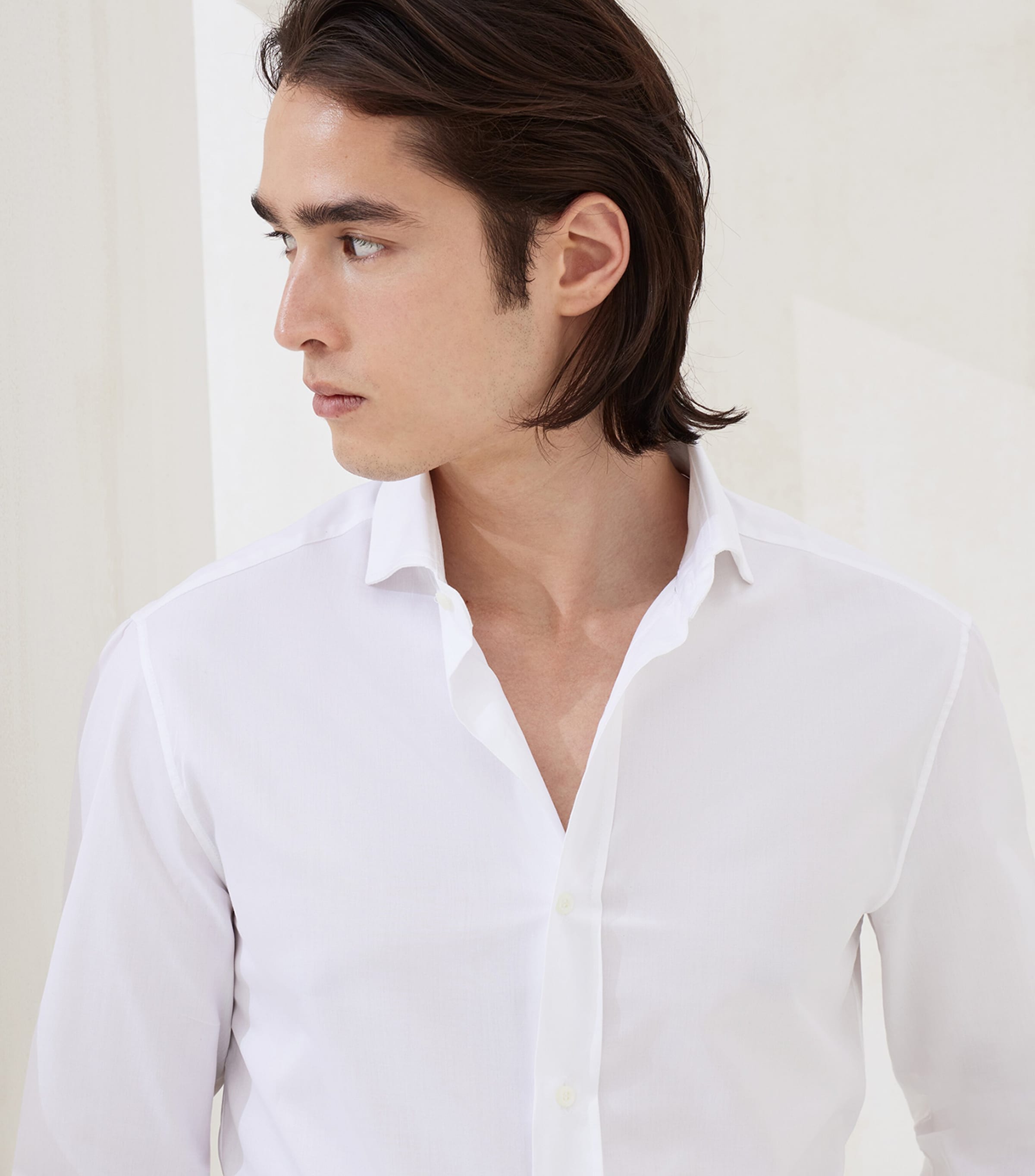 Cotton Twill Slim-Fit Shirt C159 Image 6