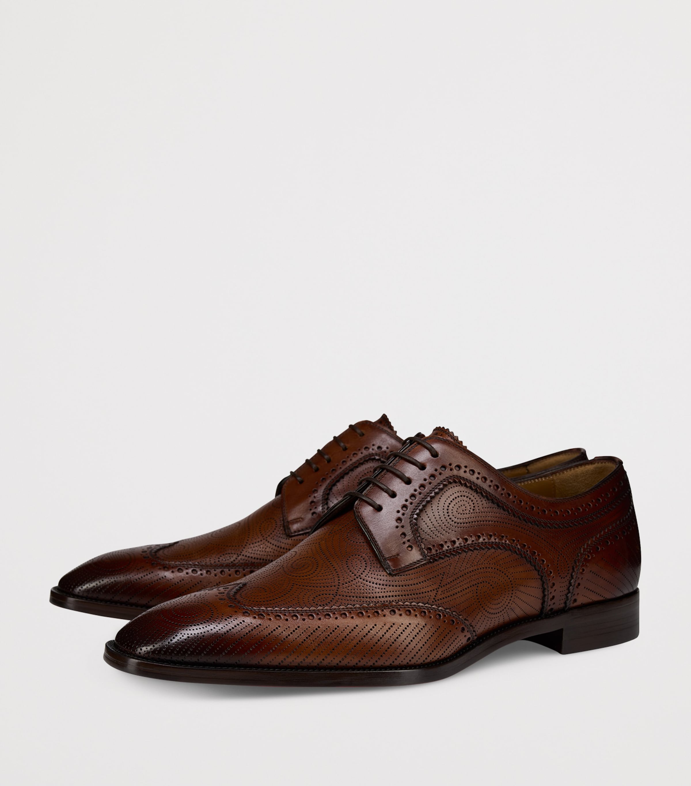 Christian Louboutin Grave Calf Leather Derby Shoes Image 2