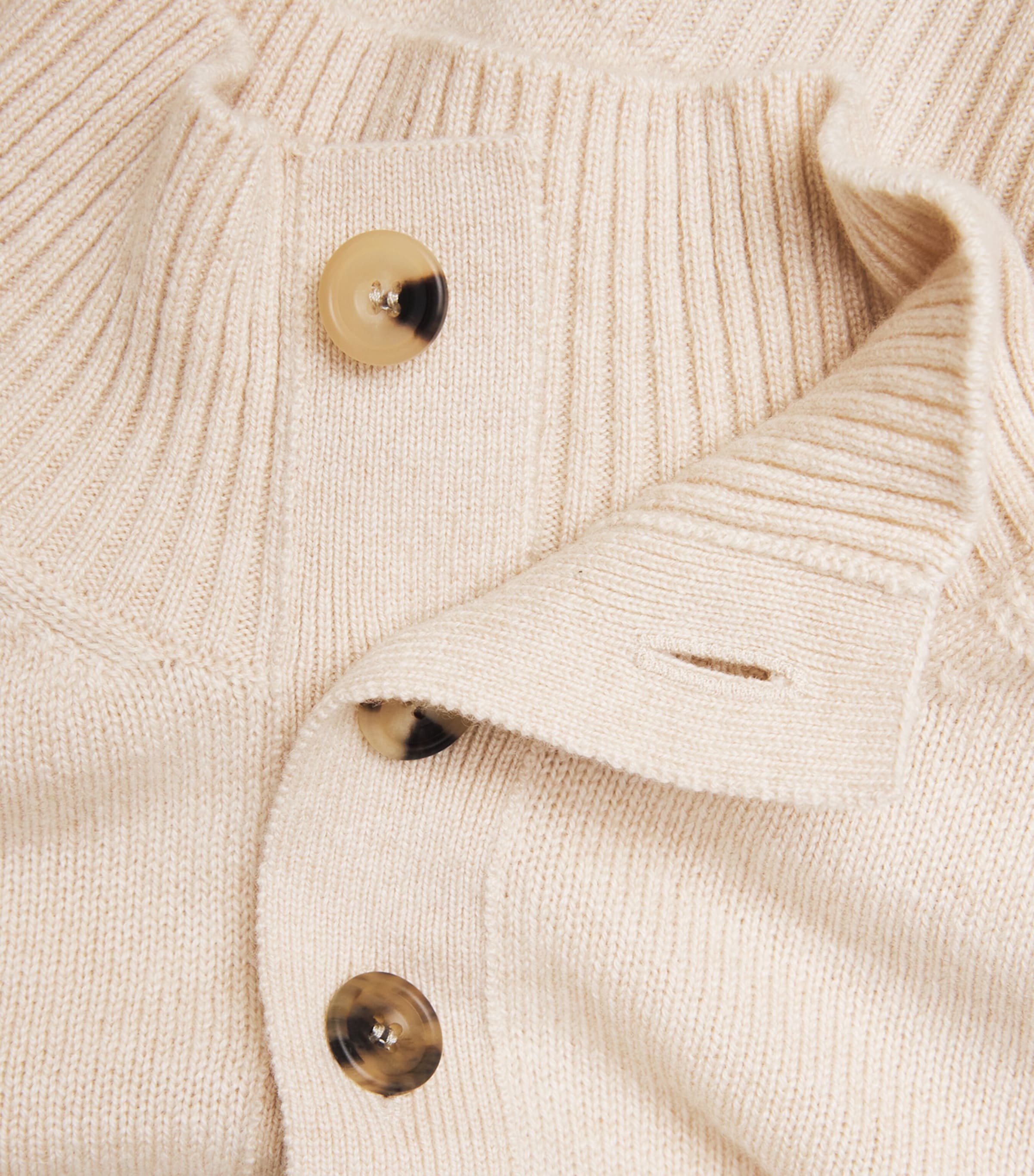 Cashmere Button-Down Sweater CANVAS Image 5