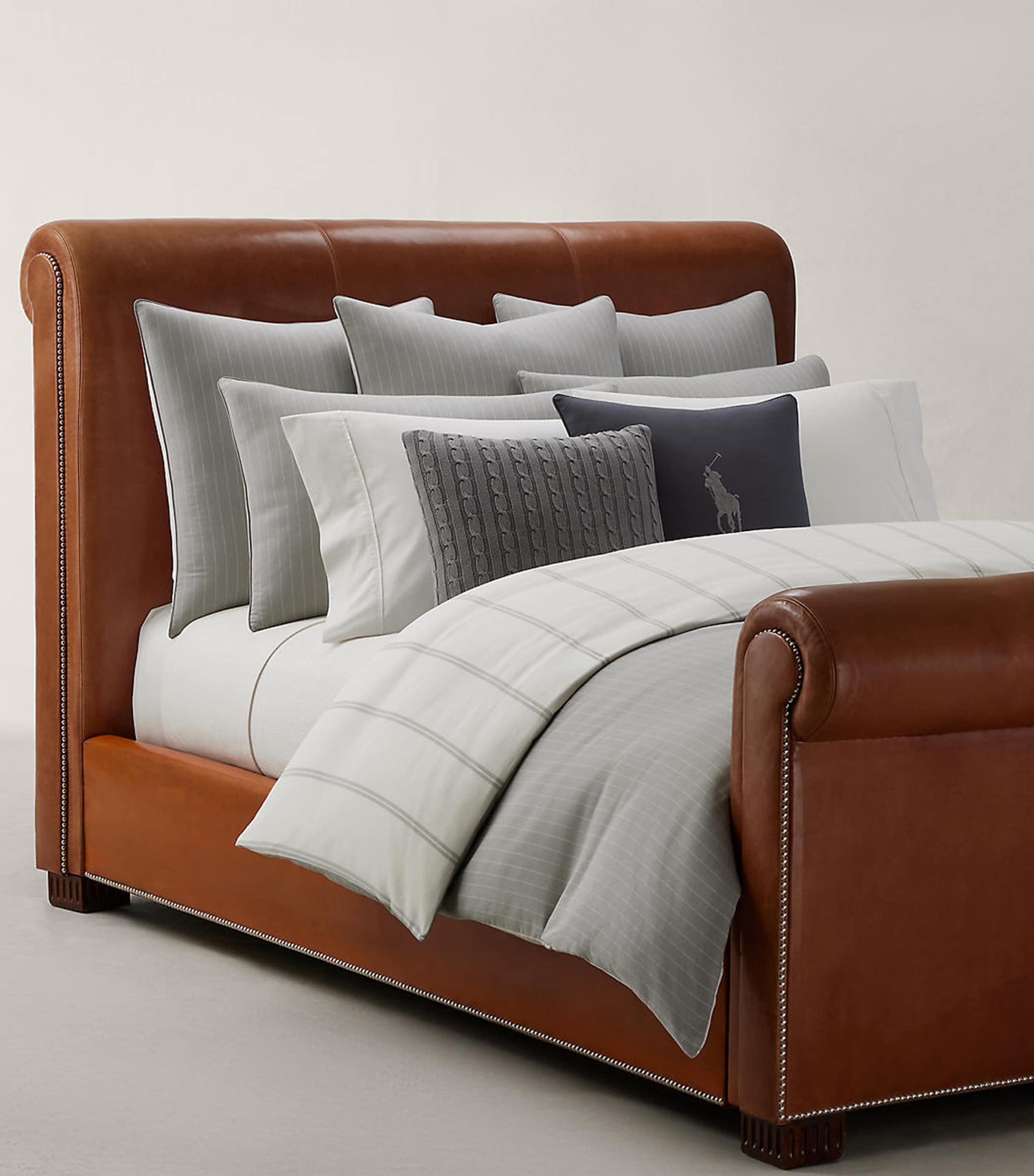 Ralph Lauren Home Cotton Kerrigan Square Oxford Pillowcase (65cm x 65cm) Andover Image 5