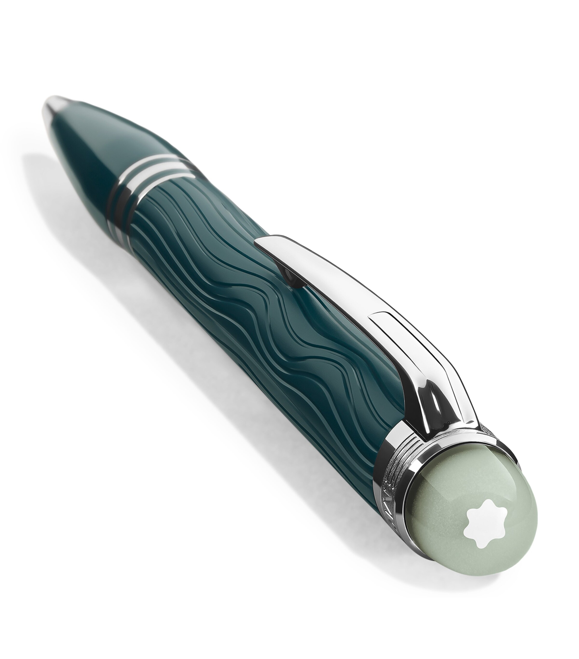 Montblanc Platinum-Coated StarWalker PolarGreen Ballpoint Pen Green Image 3