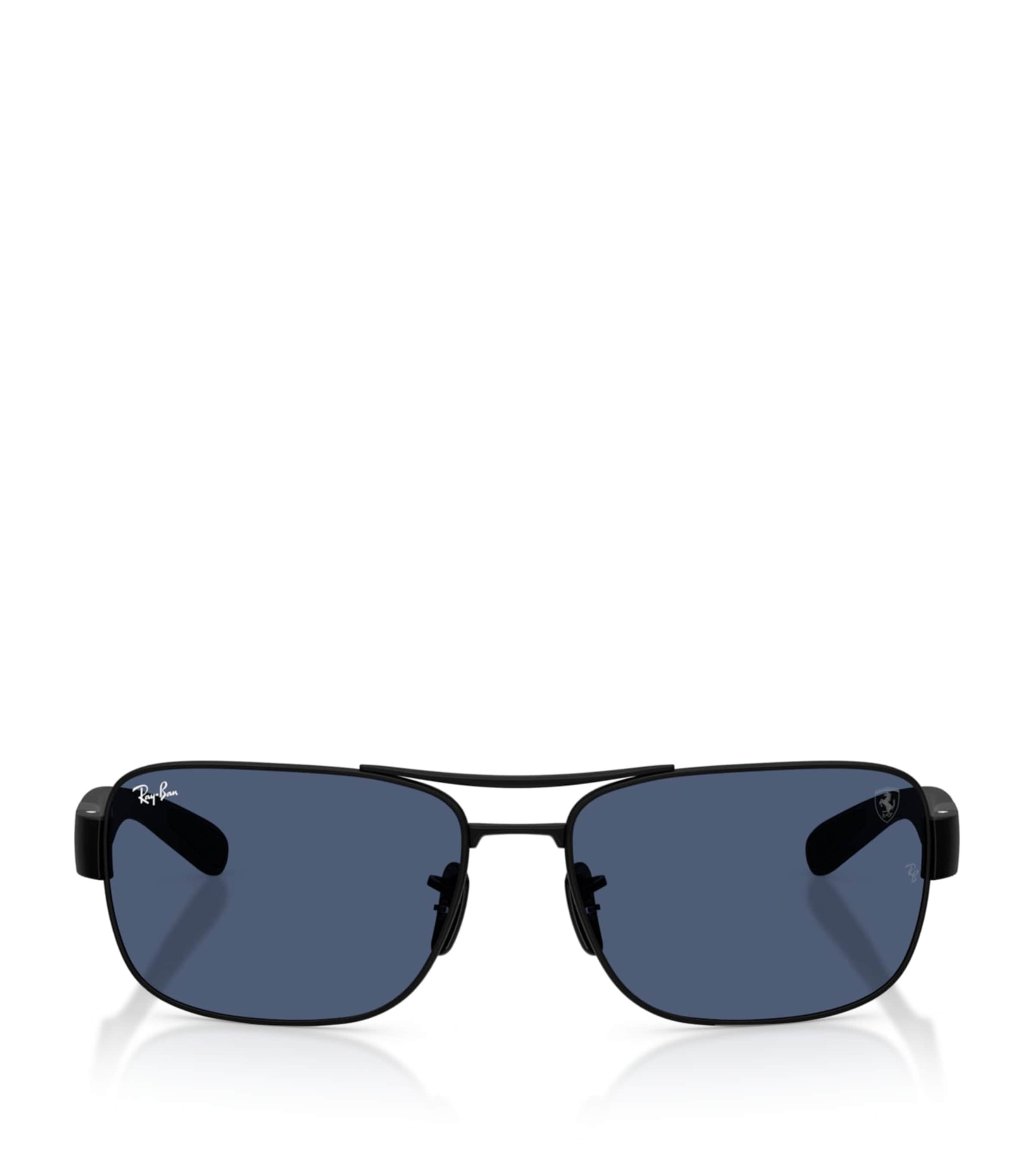 Ray-Ban RB3763M Scuderia Ferrari Collection Square Sunglasses Black Image 1