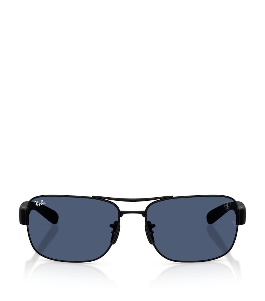 Ray-Ban RB3763M Scuderia Ferrari Collection Square Sunglasses Black Image 1