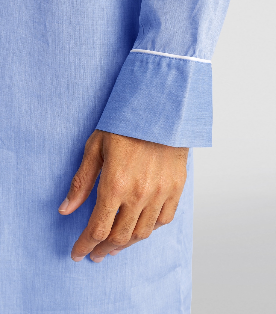 Longline Nightshirt BLUE Image 4