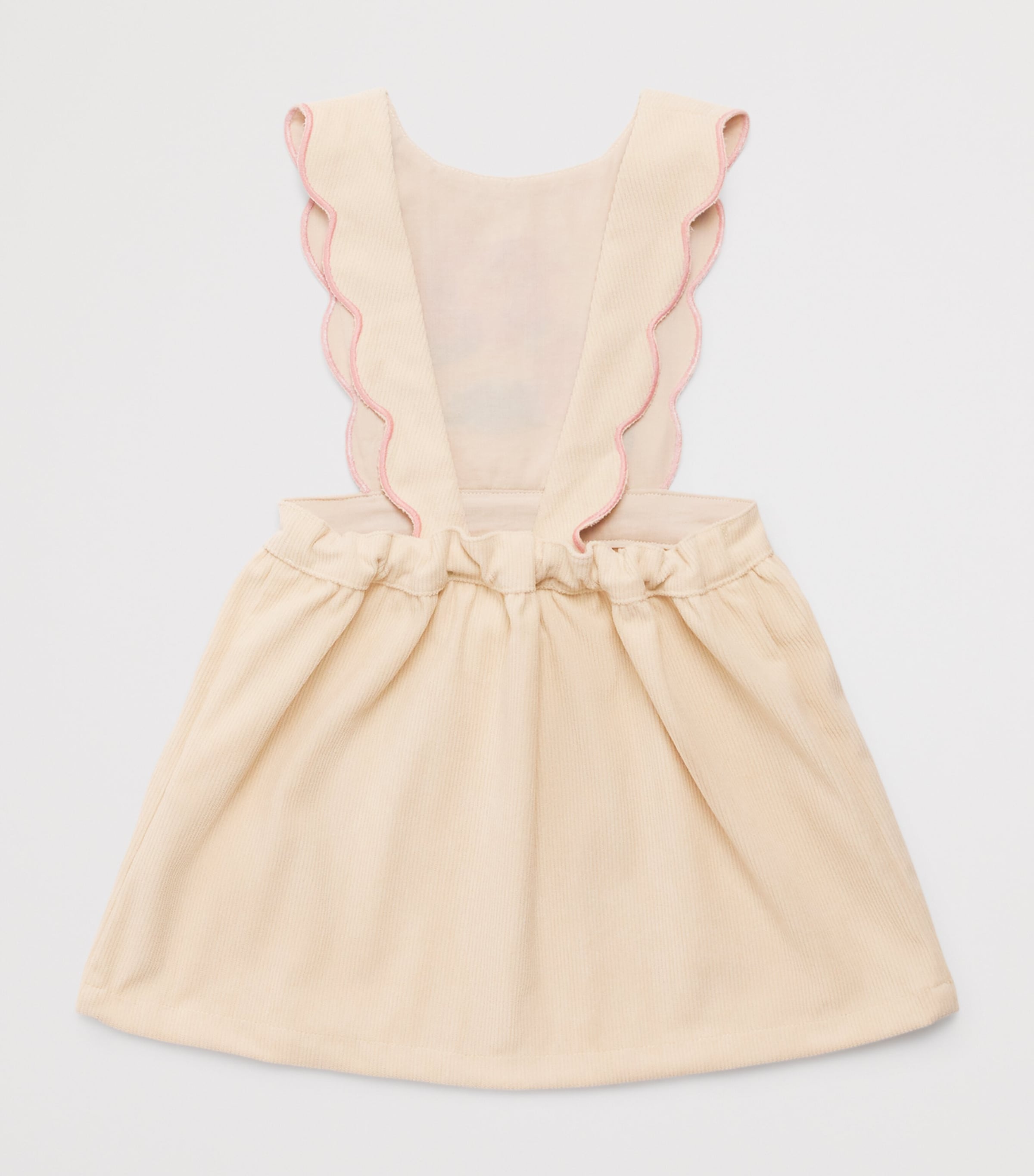 Anneliese Pinafore Dress (6-36 Months) BEIGE Image 2