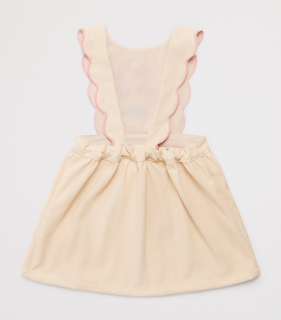 Anneliese Pinafore Dress (6-36 Months) BEIGE Image 2