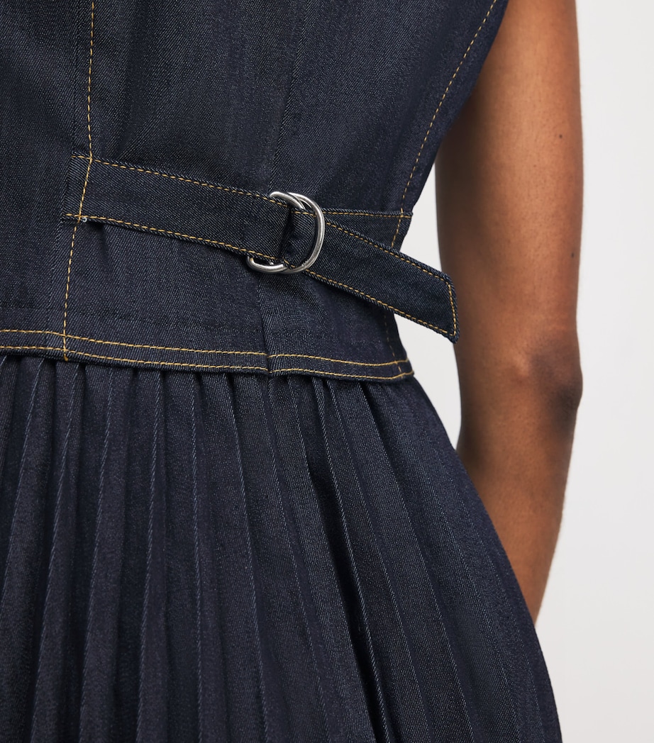 Denim Esther Midi Dress INDIGO Image 4