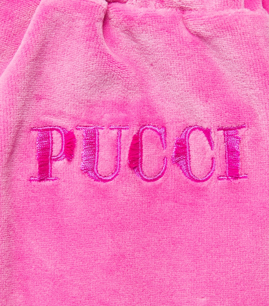 PUCCI Junior Printed-Pocket Sweatpants (4-14 Years) Fuchsia Image 3