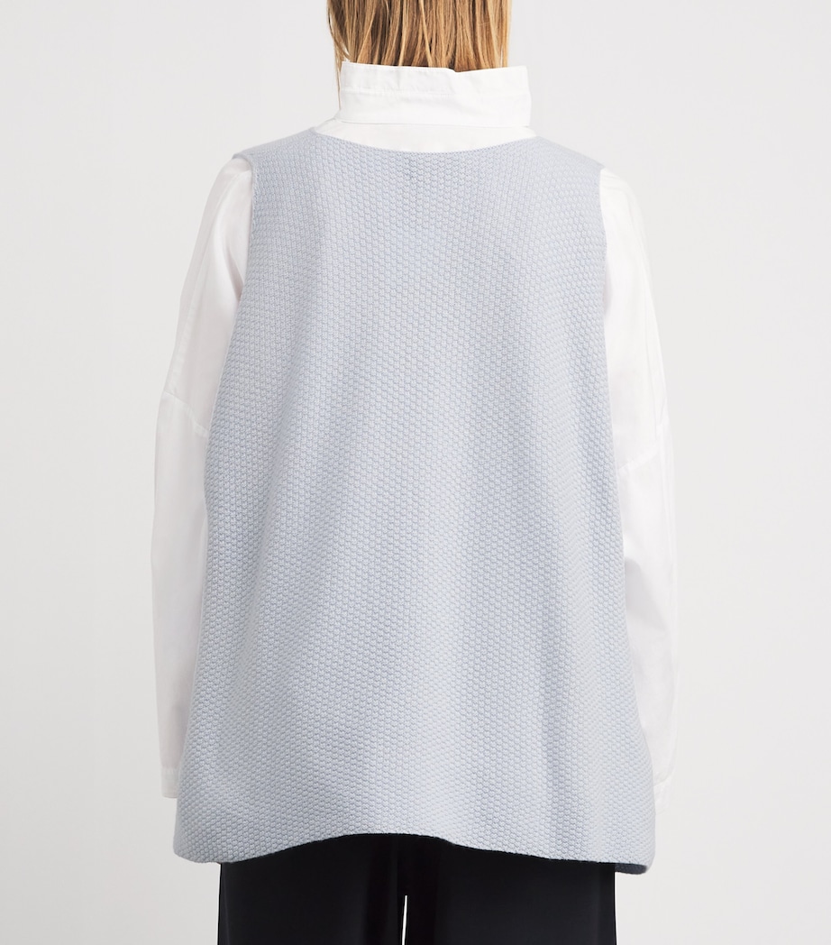 Cashmere A-Line Sweater Vest BRGTNBL Image 4