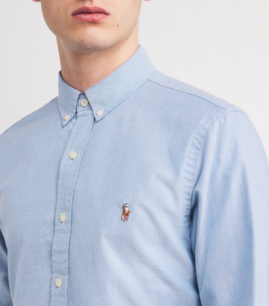 Slim Oxford Shirt BLUE Image 6