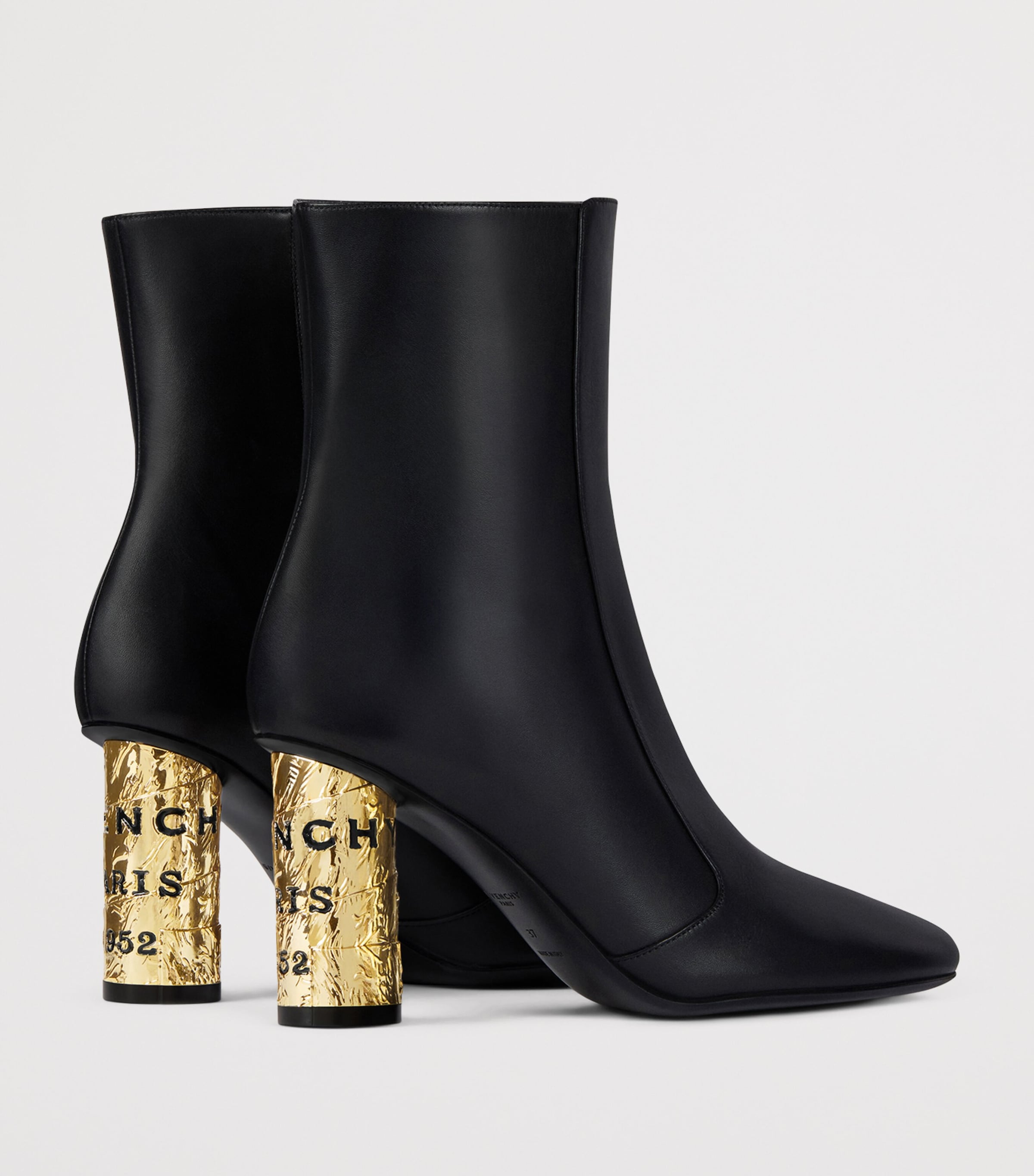 Givenchy Leather Tape Heeled Boots 65 Image 6