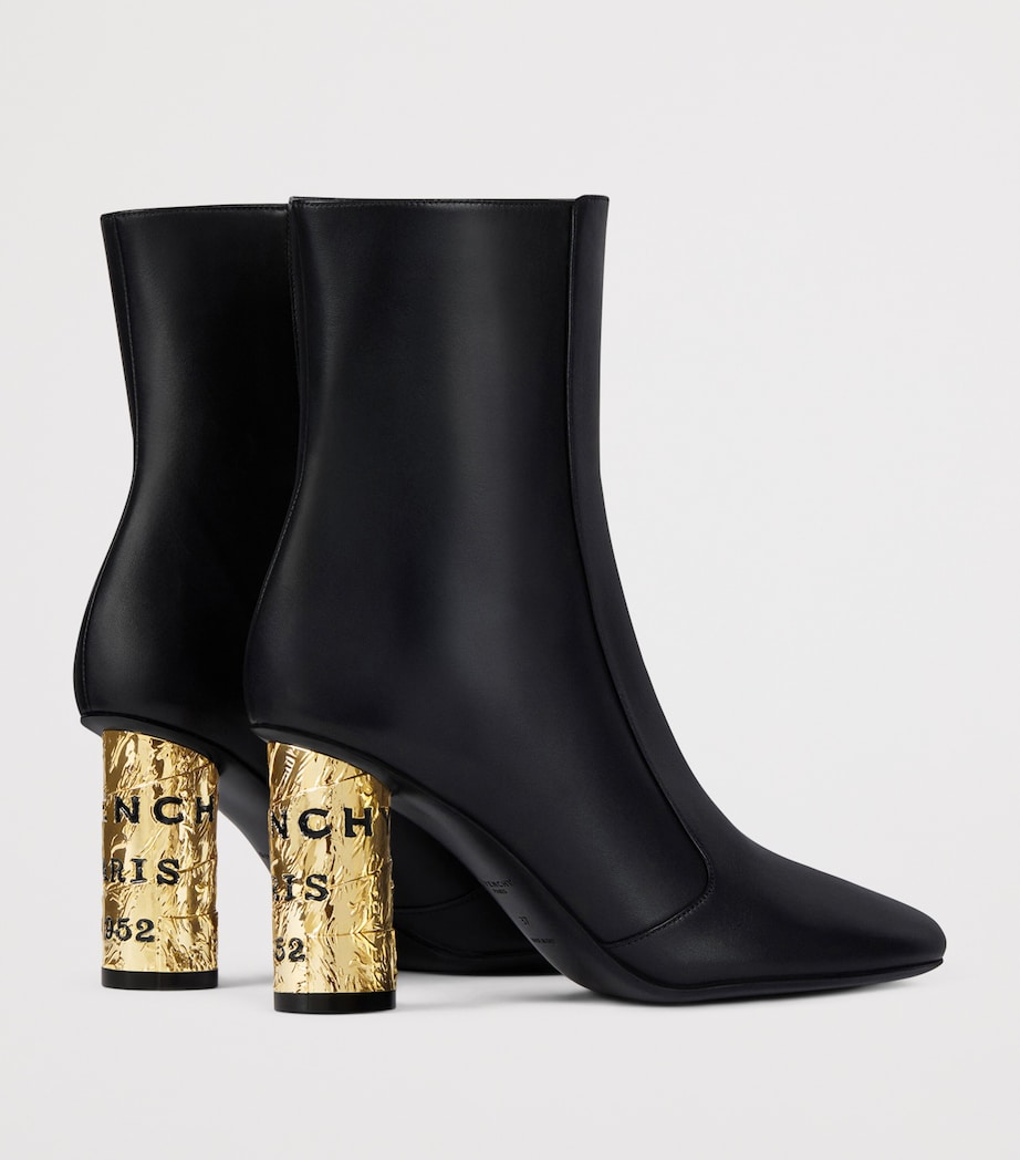 Givenchy Leather Tape Heeled Boots 65 Image 6