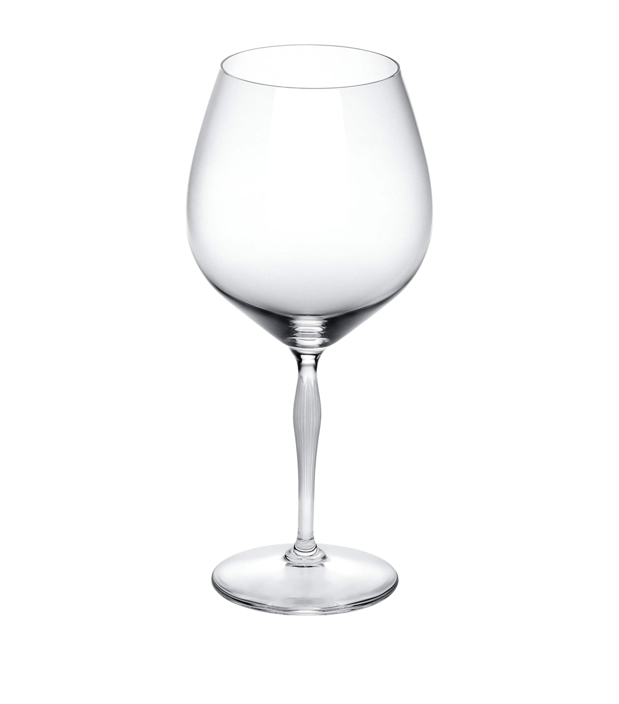 Lalique 100 Points Burgundy Glass