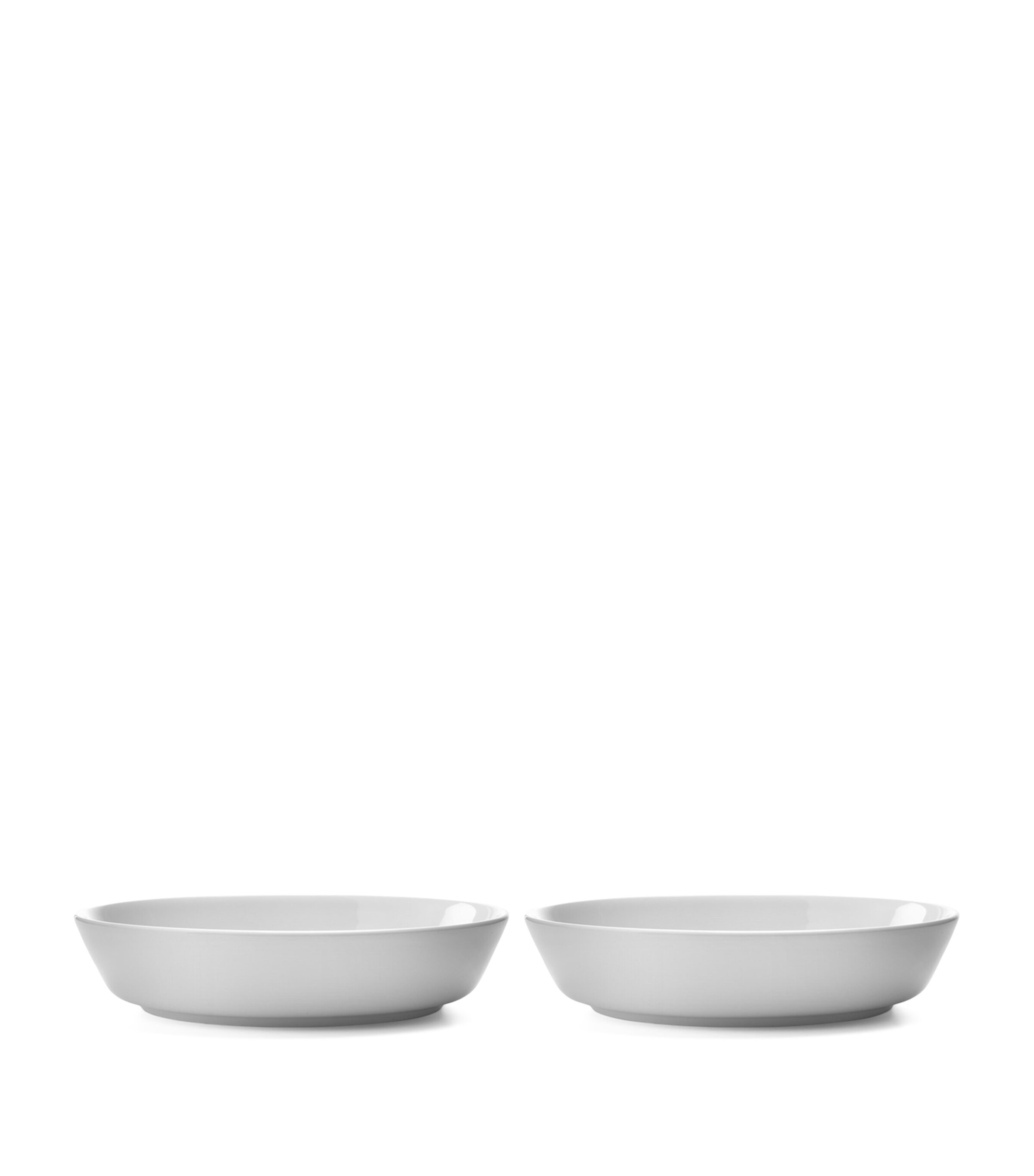 Set of 2 Porcelain Collective Starter/Pasta Bowls (20cm) WHITE Image 5